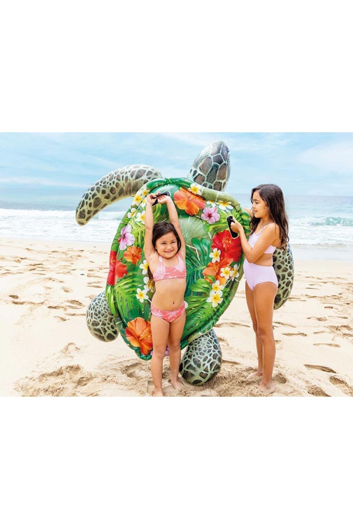 Intex-Intex Realistic Sea Turtle Ride On Float - 57555 4