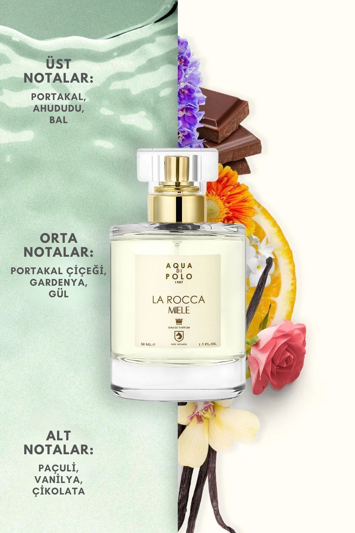 Aqua Di Polo 1987 عطر زنانه میله 50 میل لا روکا
