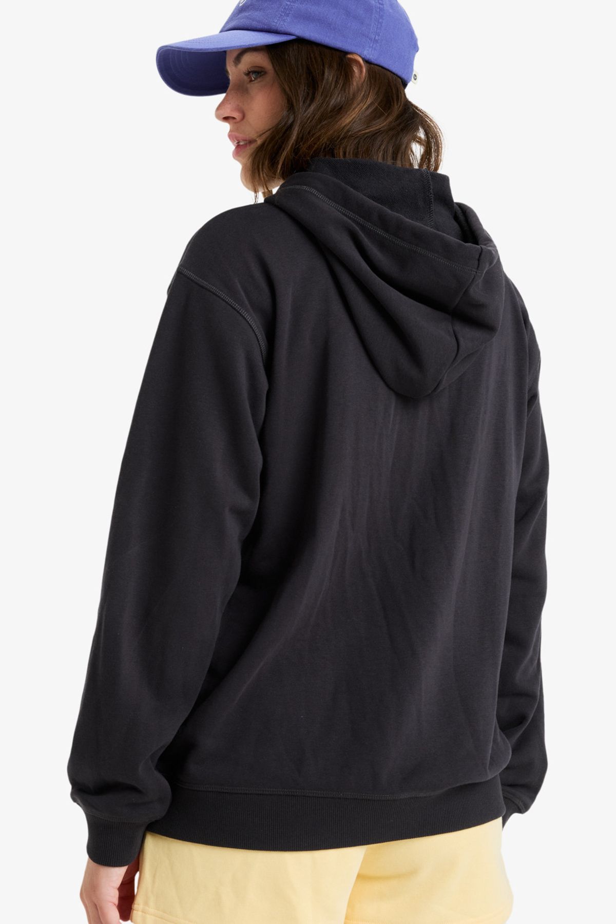 Roxy-Sweatshirt mit durchgehendem Reißverschluss für Damen – Algodon und Polyester Blend Terry Fleece 2