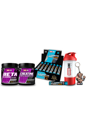 Hardline L-karnitin Matrix 3000 Mg 20 Ampul Limon Kreatin 300 gr Beta Alanine