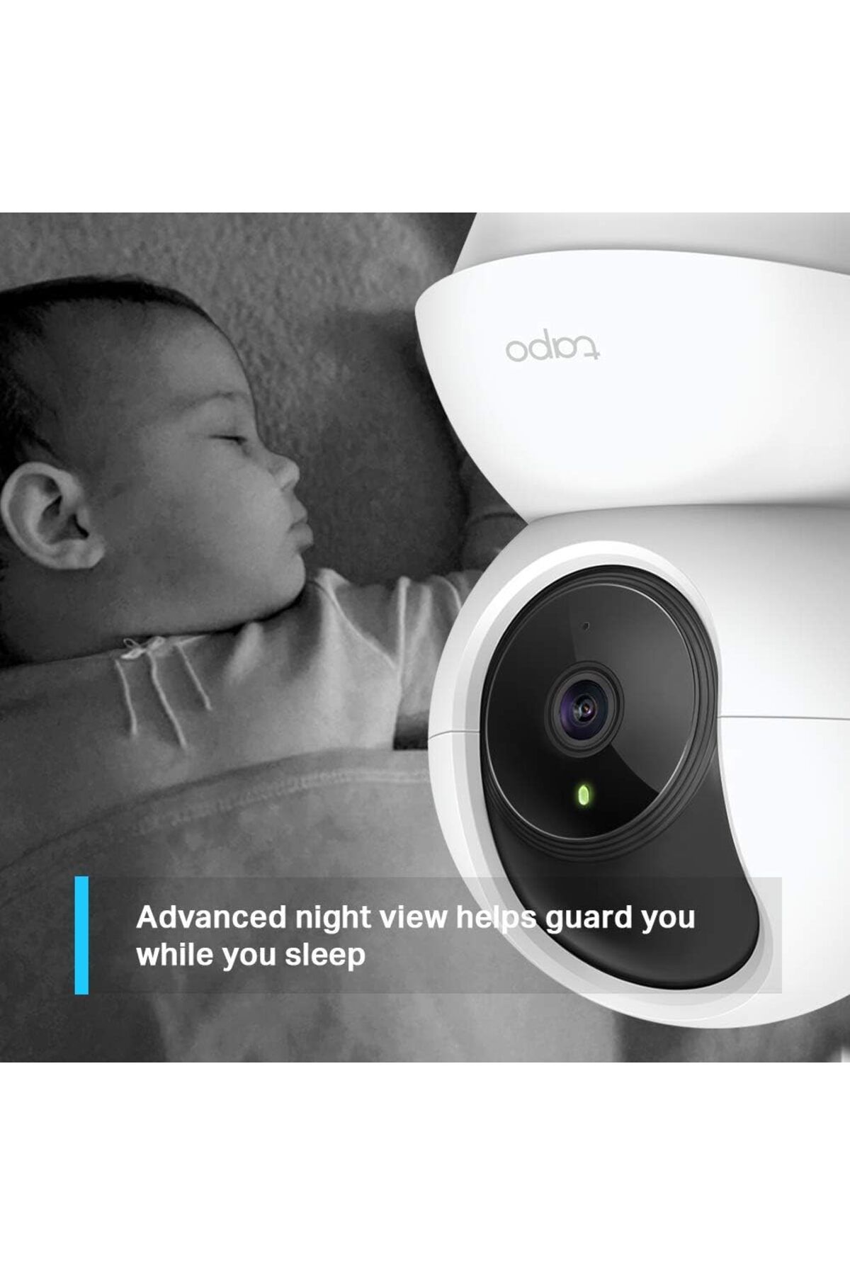 tapo-كاميرا مراقبة TP-Link Tapo Pan/Tilt بدقة 1080 بكسل، عرض دوار 360 درجة | تتبع الحركة | الحركة 4