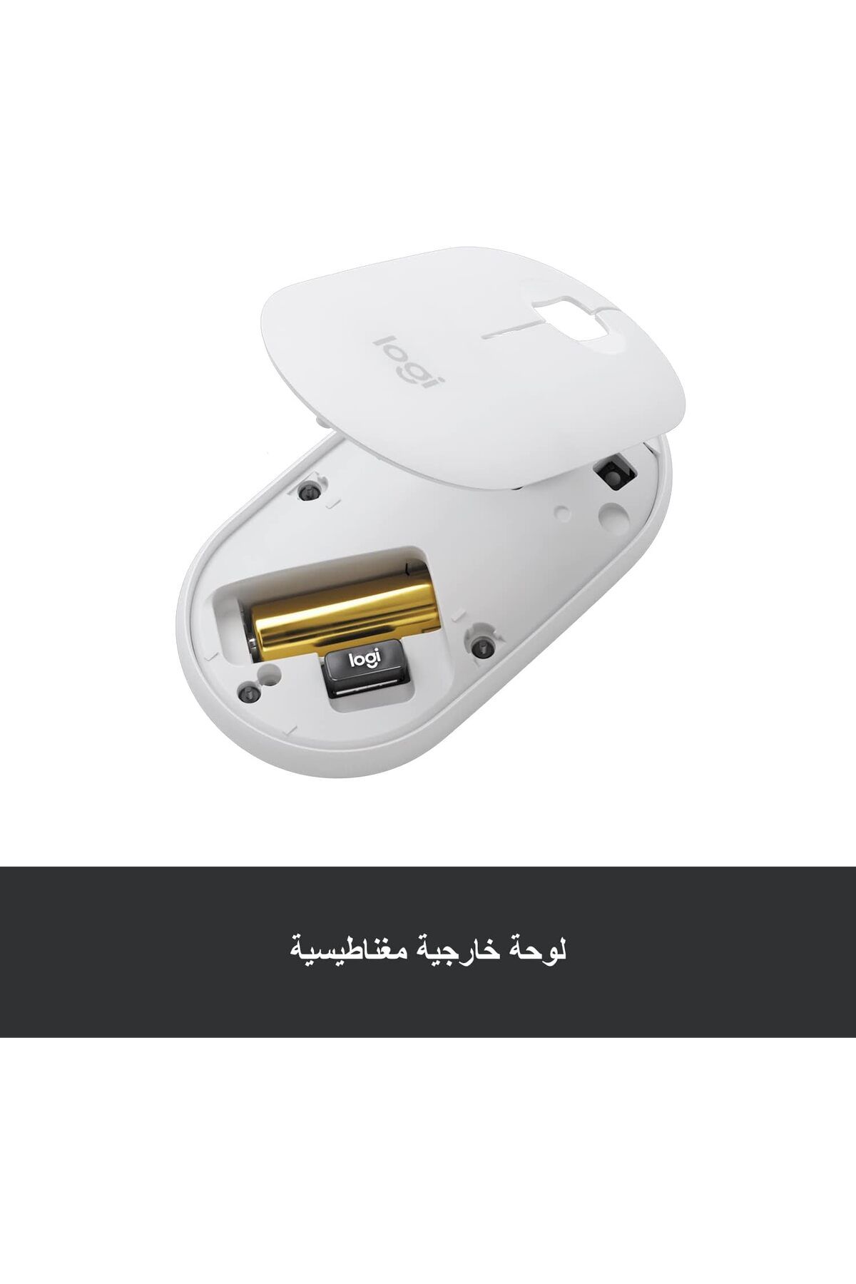 logitech-ماوس Pebble اللاسلكي مع بلوتوث أو مستقبل 2.4 جيجا هرتز، ماوس كمبيوتر صامت ونحيف مع 7