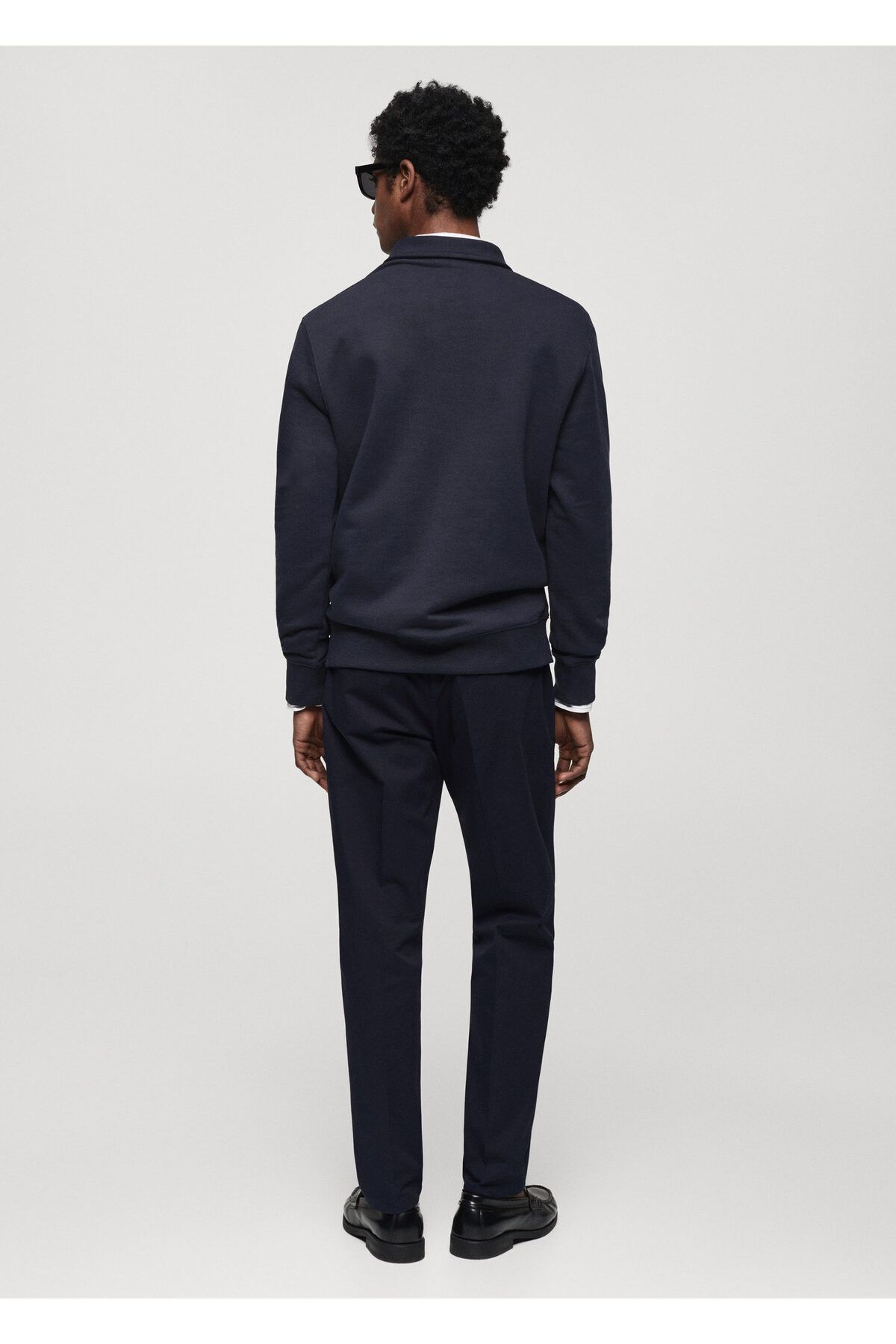 MANGO Woman-Ανδρικό φούτερ Navy Blue 67094479 7