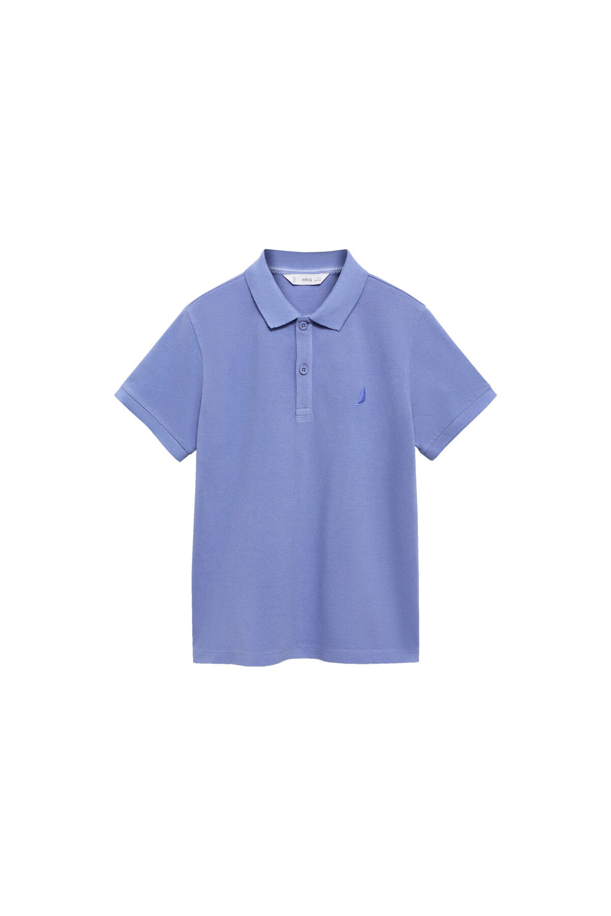 MANGO-Modré chlapecké tričko Polo Neck 67975137 2