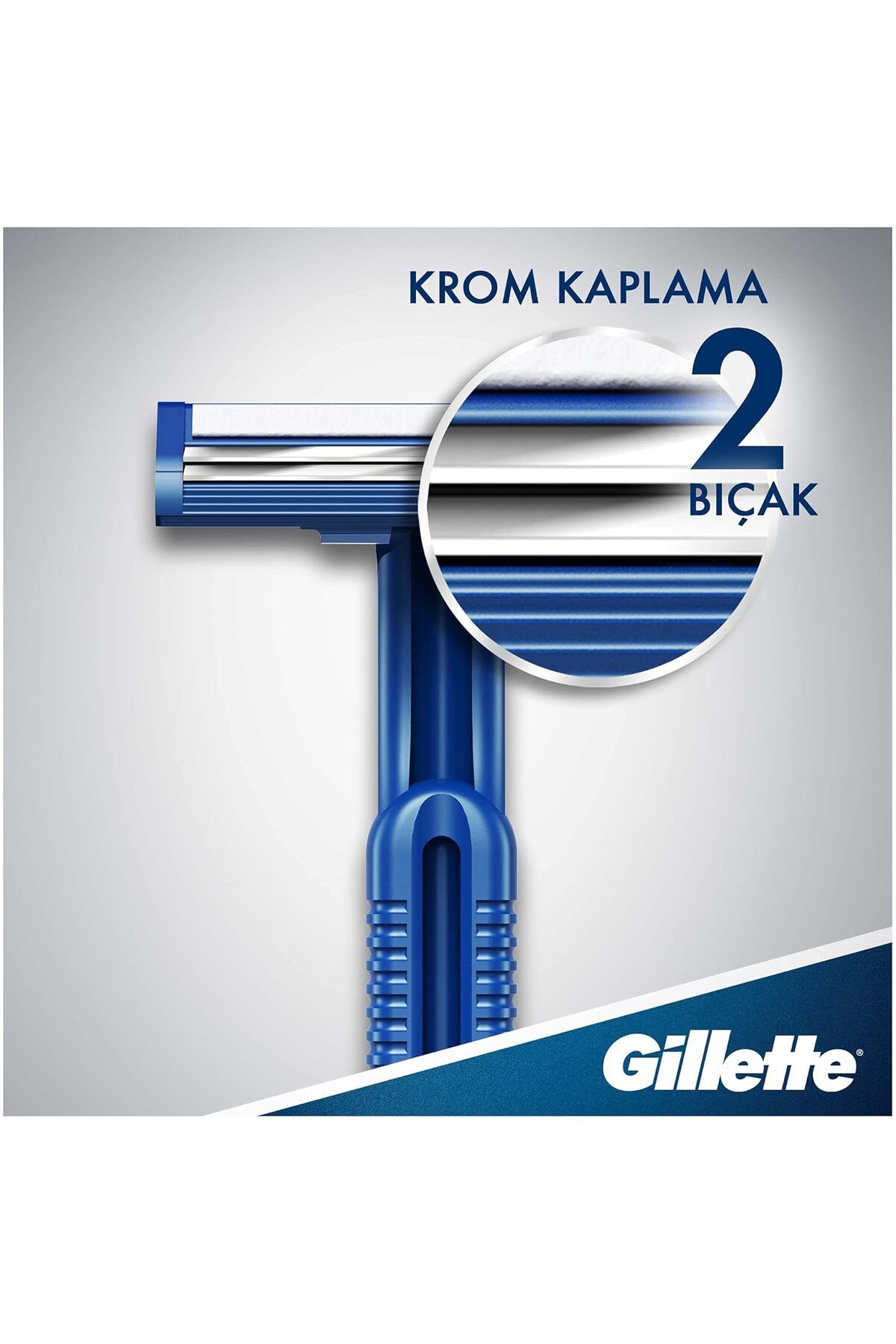 Gillette-Blue2 Kullan At Tıraş Bıçağı 10'lu 12