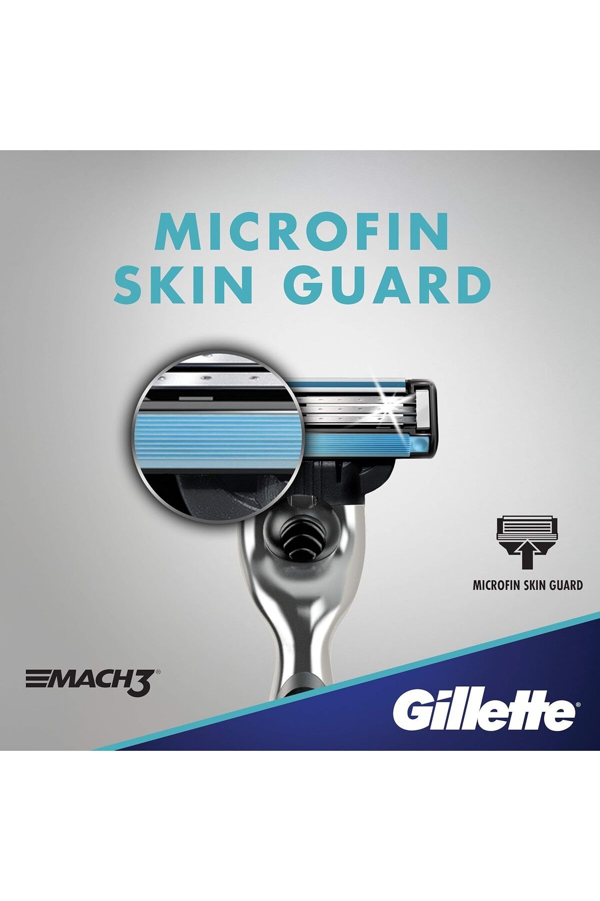 Gillette-جسم ماكينة الحلاقة Mach3 1 رأس 11