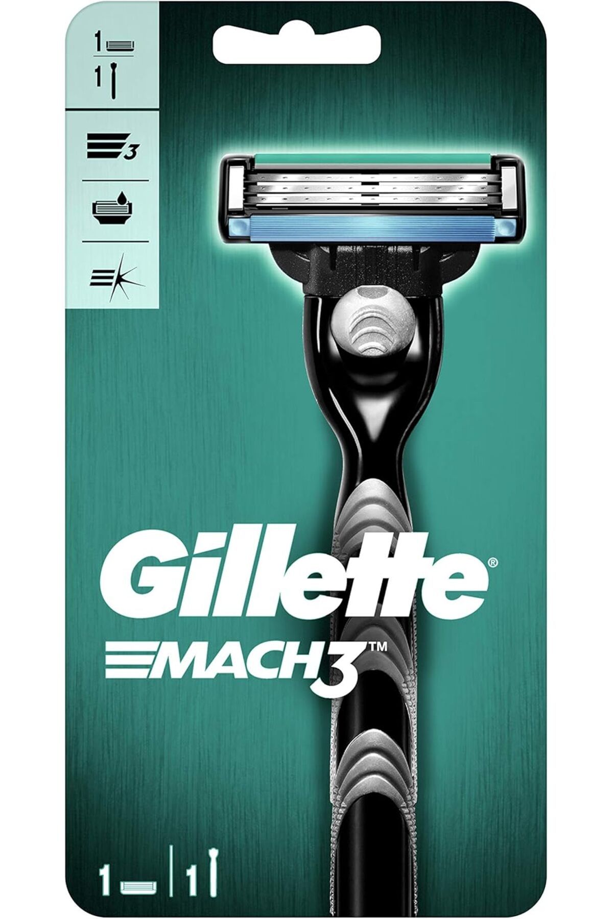 Gillette-جسم ماكينة الحلاقة Mach3 1 رأس 7