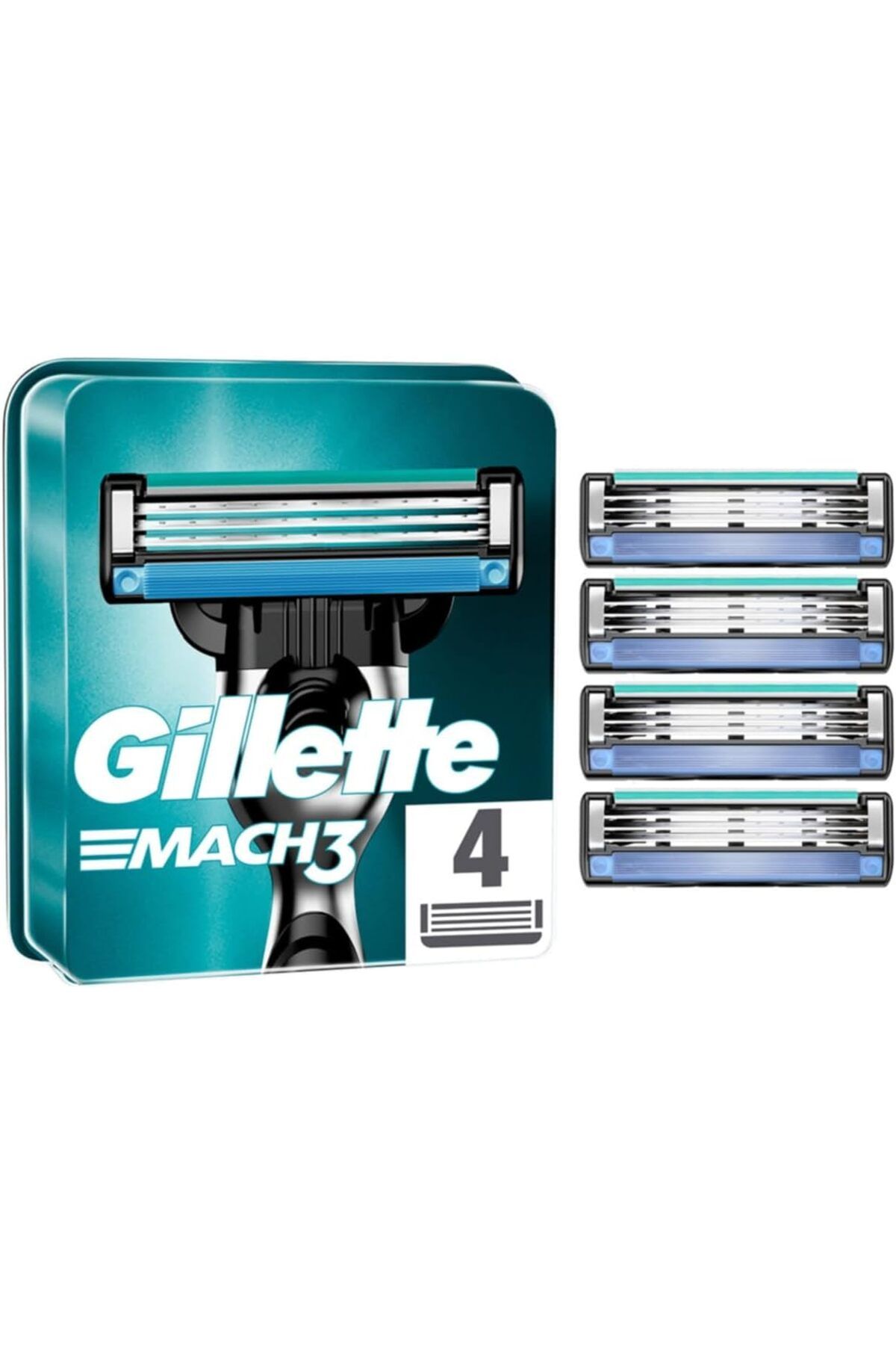 Gillette-احجز جهاز رأس جيليت ماك 3، مجموعة 4 بوكاتي 8