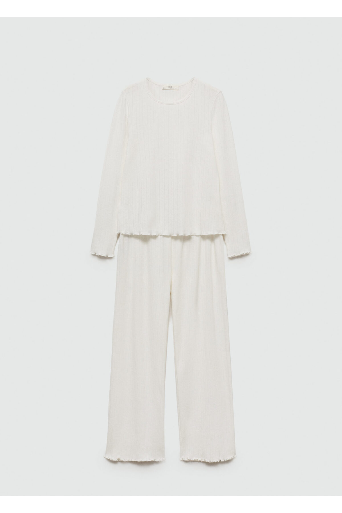 MANGO Woman Kadın Beyaz Pijama Altı 77050575