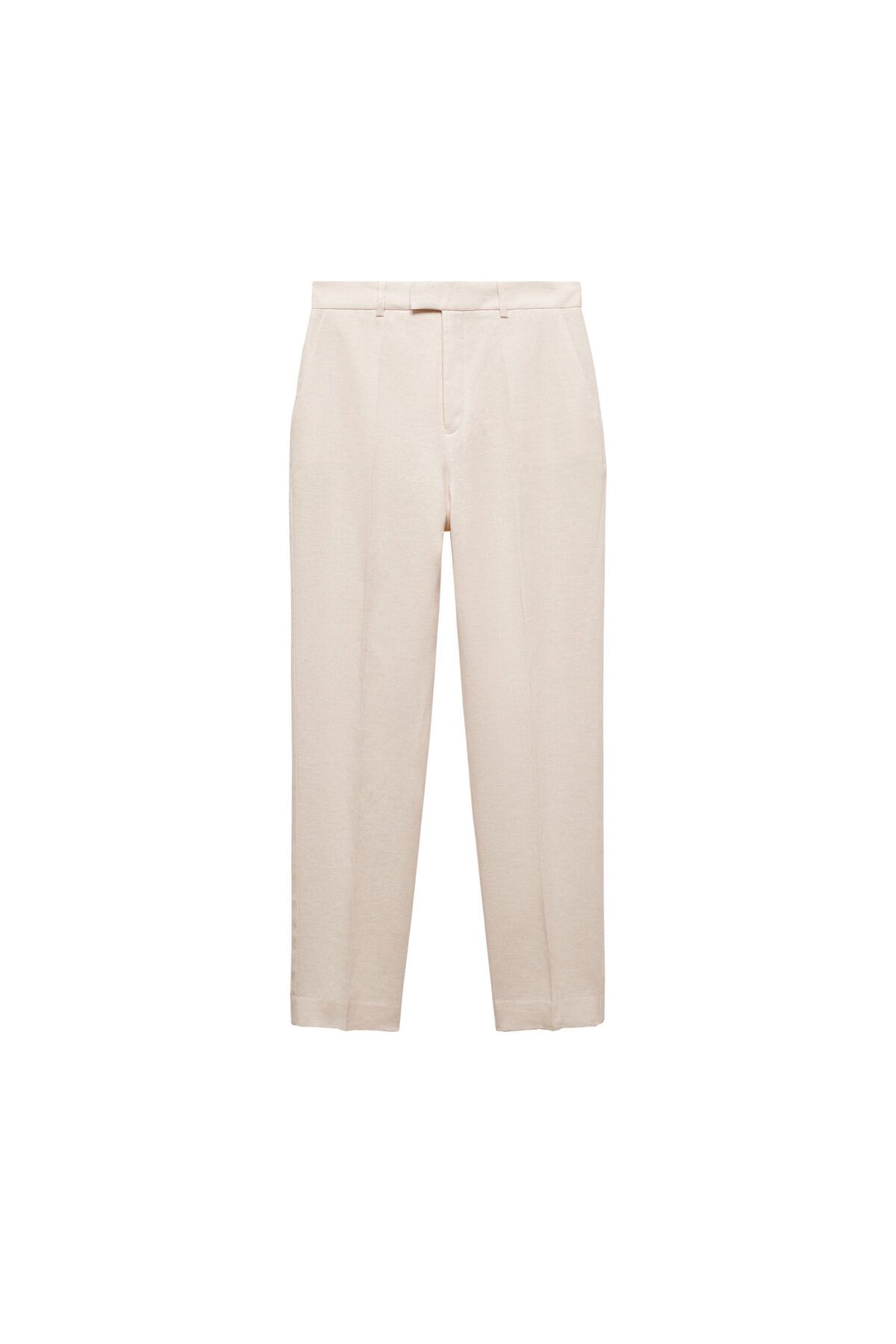 MANGO-Natural Women's Trousers 67897111 7