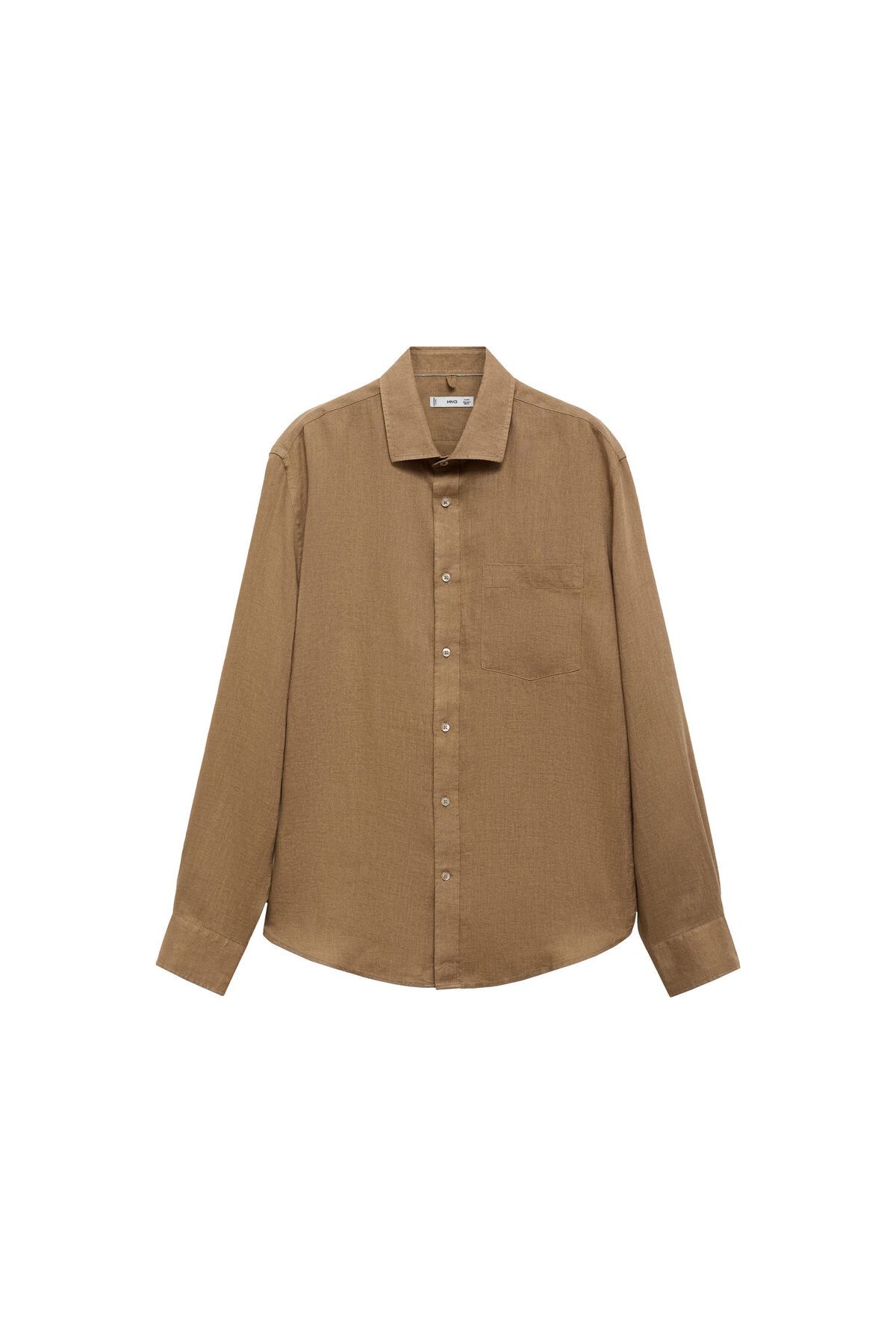 MANGO-Béžová pánska košeľa 77130339 2