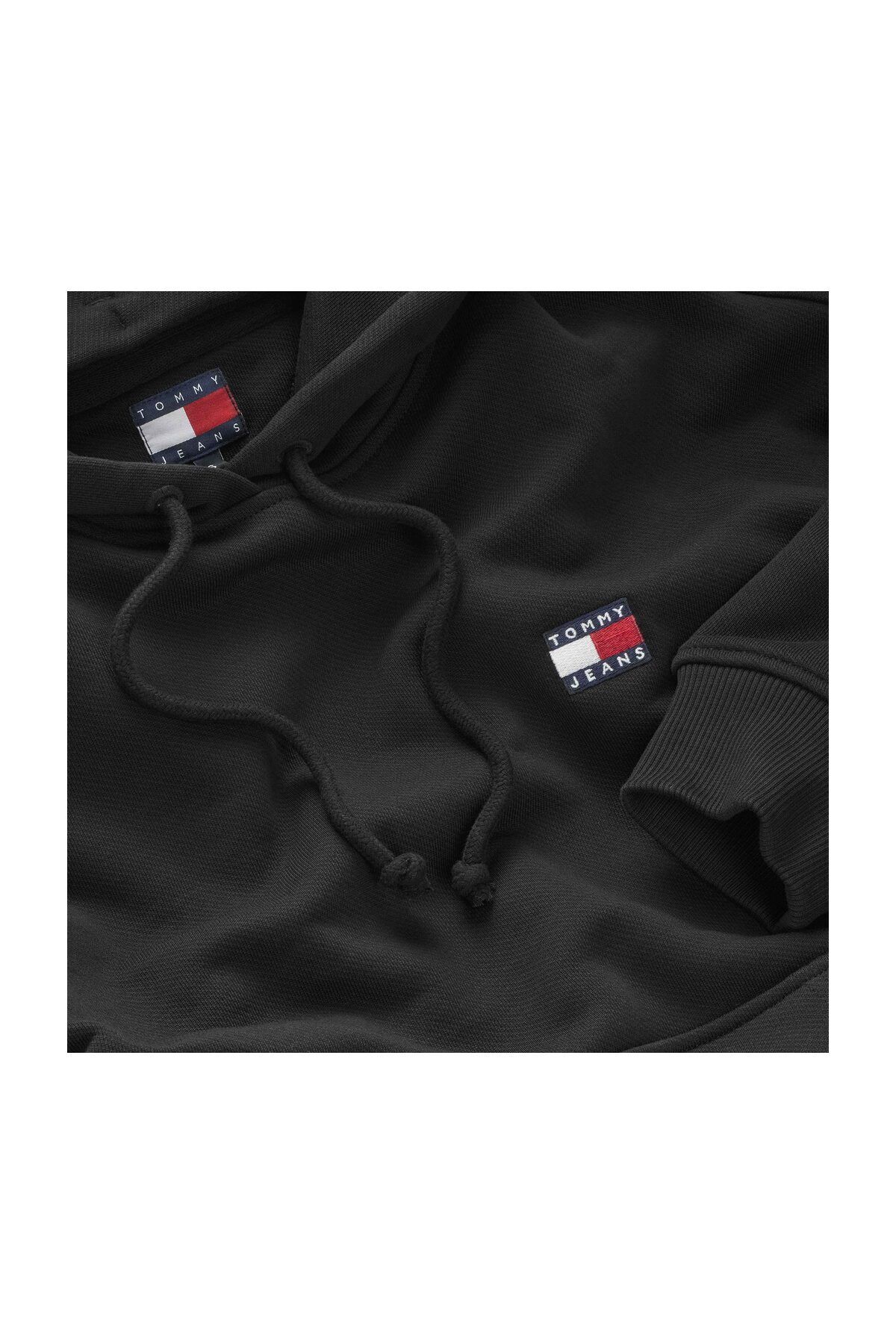 Tommy Jeans-سويت شيرت بغطاء للرأس مصنوع من القطن بنسبة 100%، DW0DW19414 BDS 3