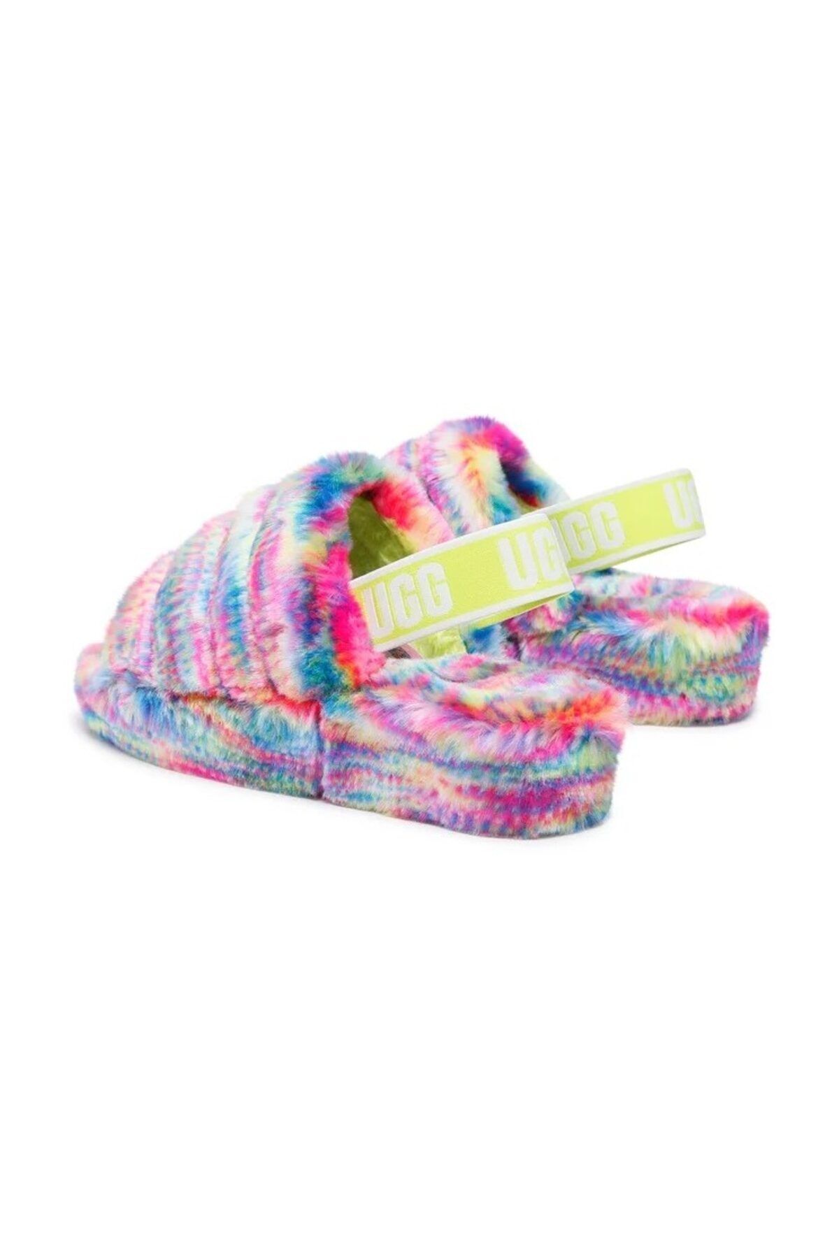 UGG-W Fluff Yeah Slippers Pixelate with Elastic Band 1125007 5