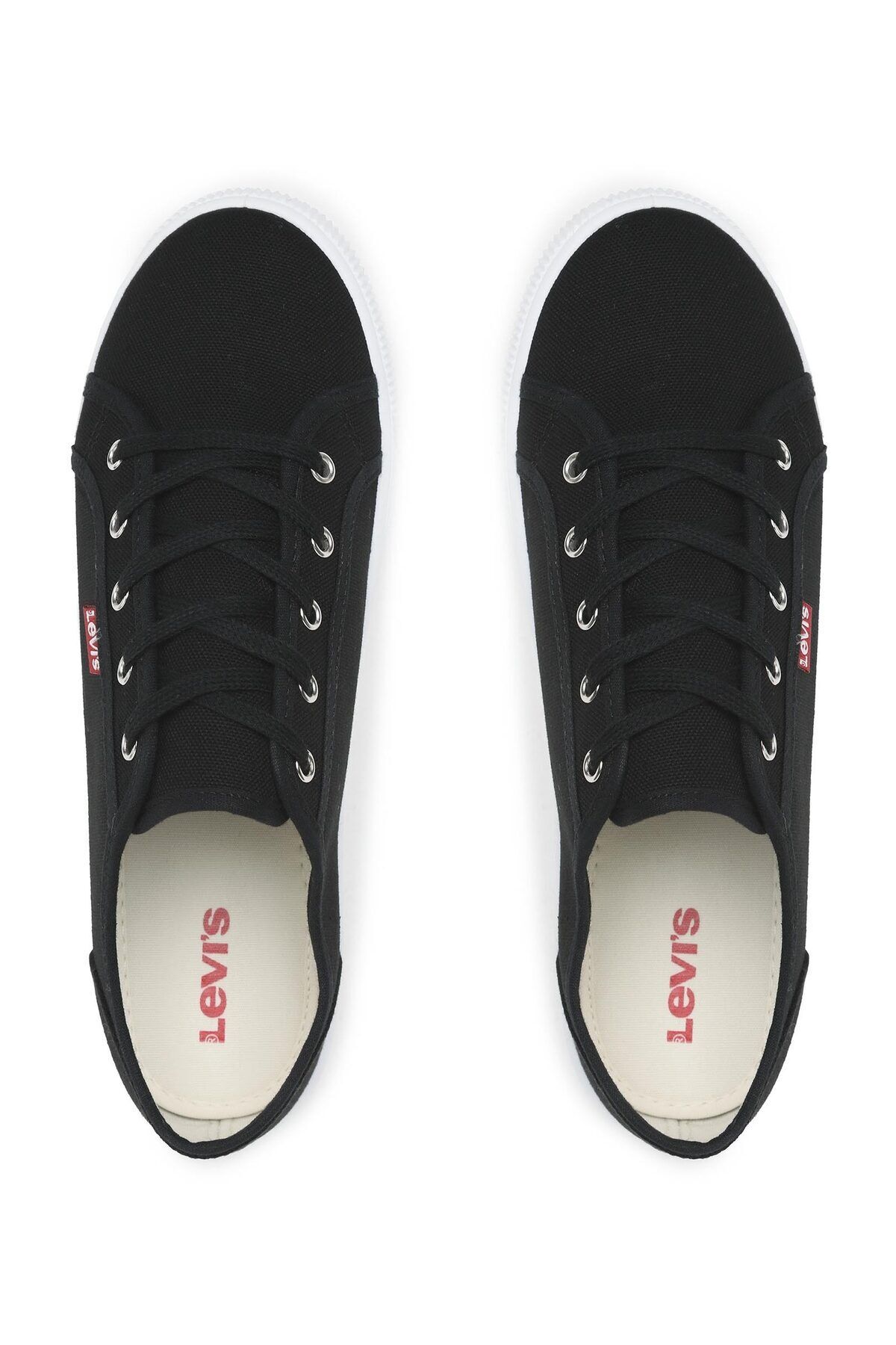 Levi's-Czarne trampki męskie - Malibu Beach 4