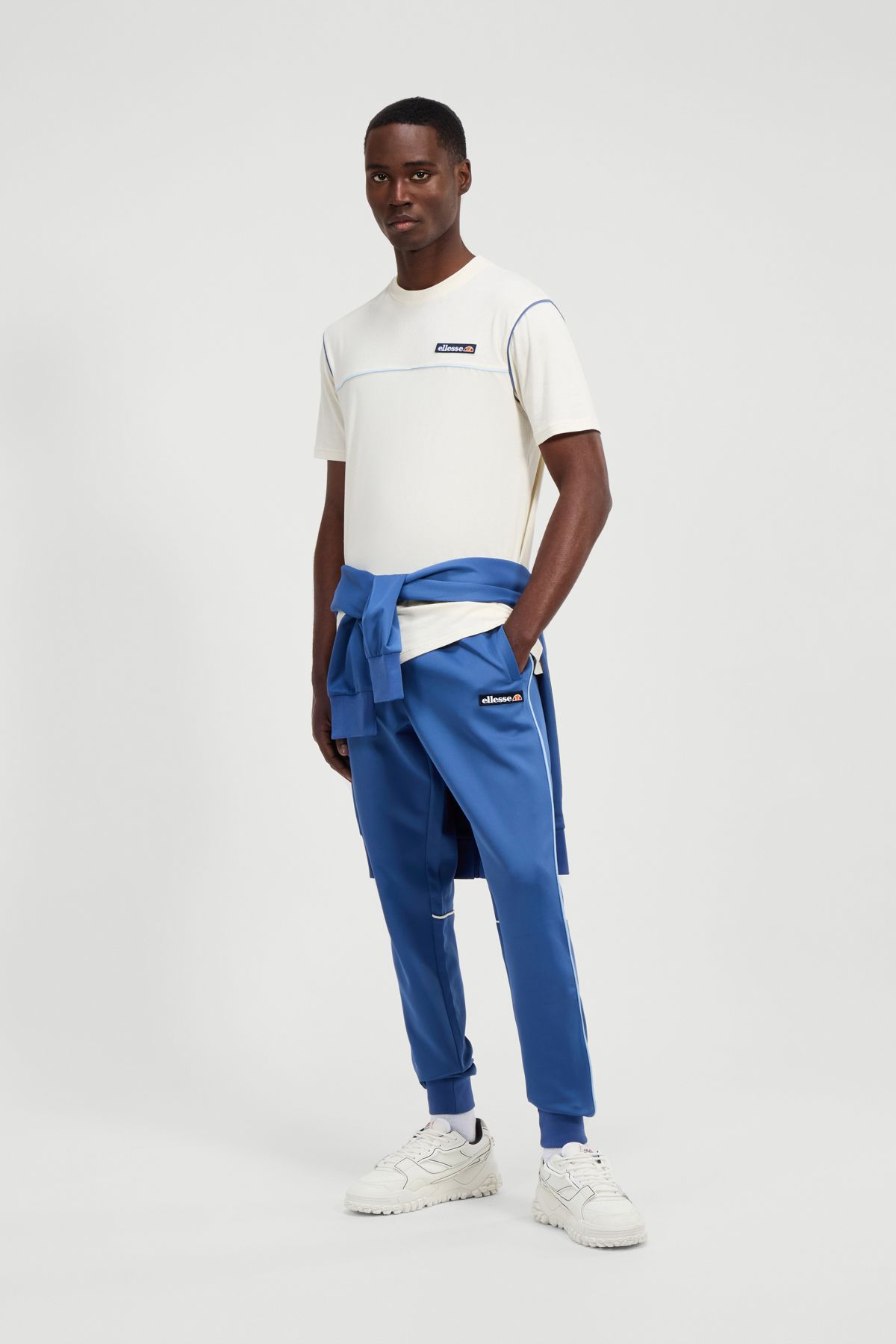 Ellesse Męska Koszulka Off White - S