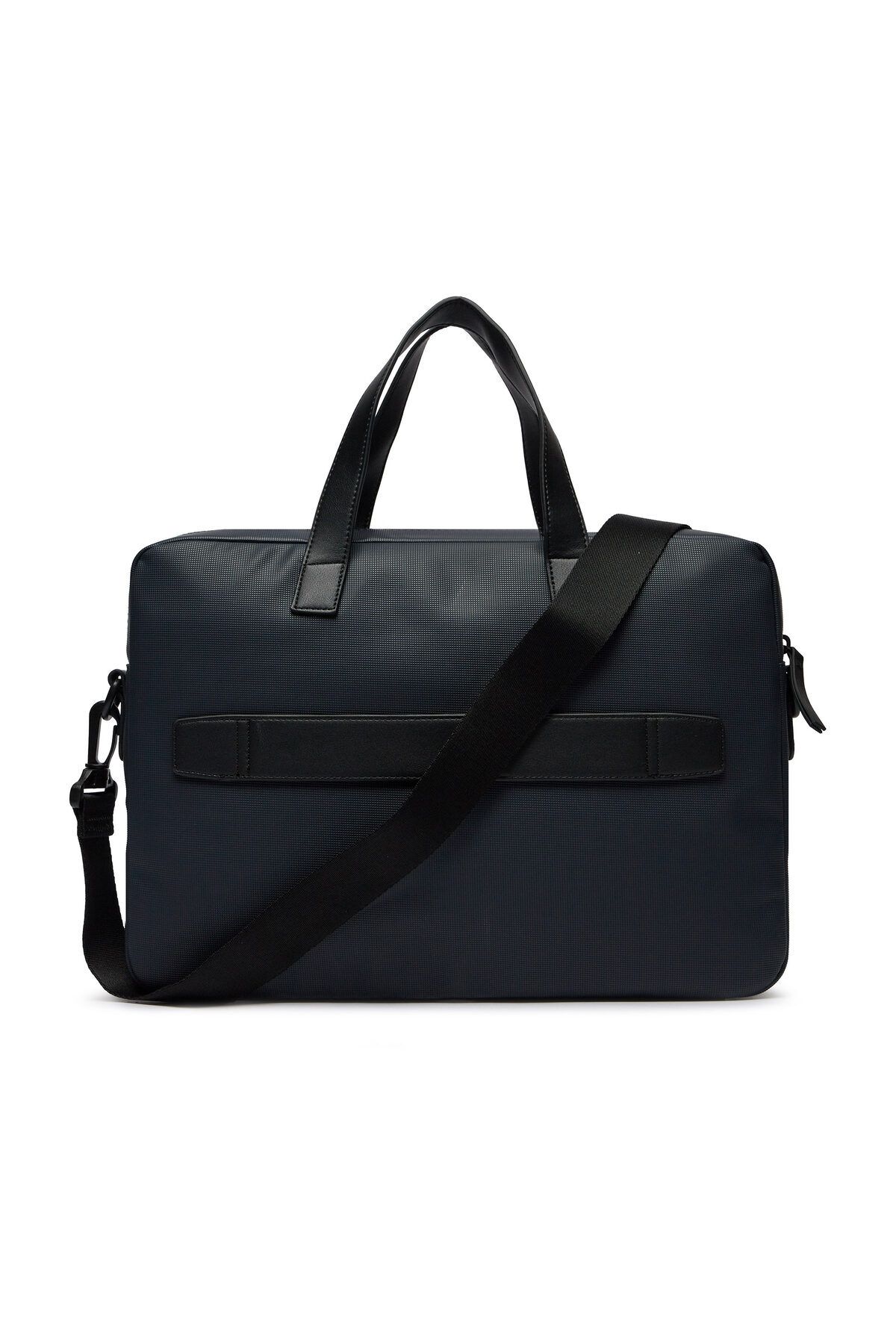 Tommy Hilfiger-Námornícka modrá pánska taška na notebook 30x28x10 cm TH PIQUE SLIM COMPUTER BAG 4
