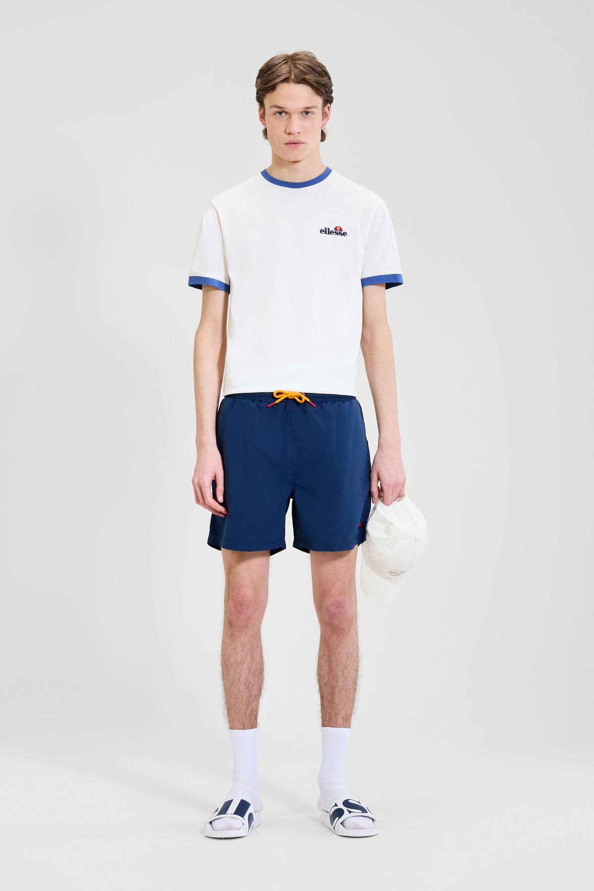 Ellesse Męska Koszulka Off White - S