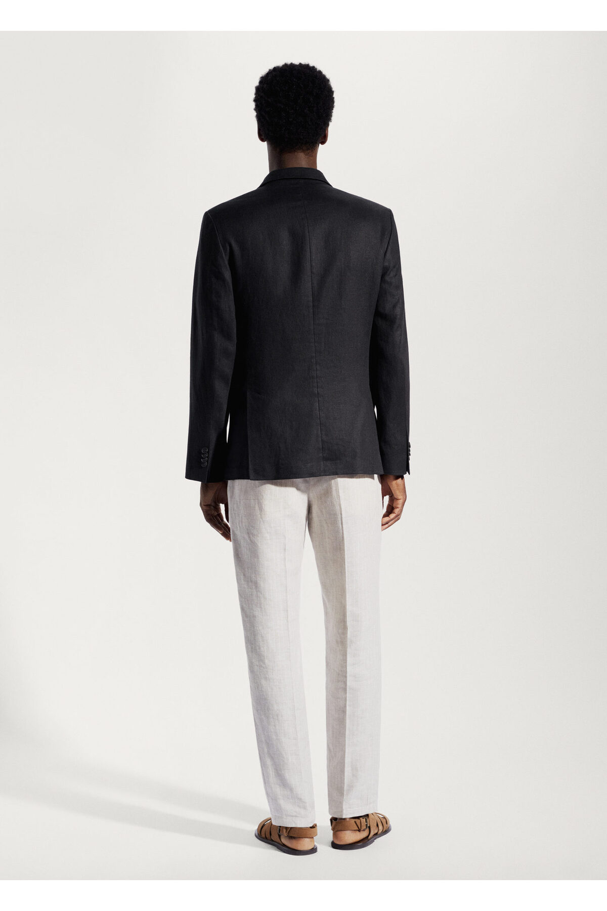 ژاکت مردانه مشکی منگو | 57930551 اورجینال - تصویر 6