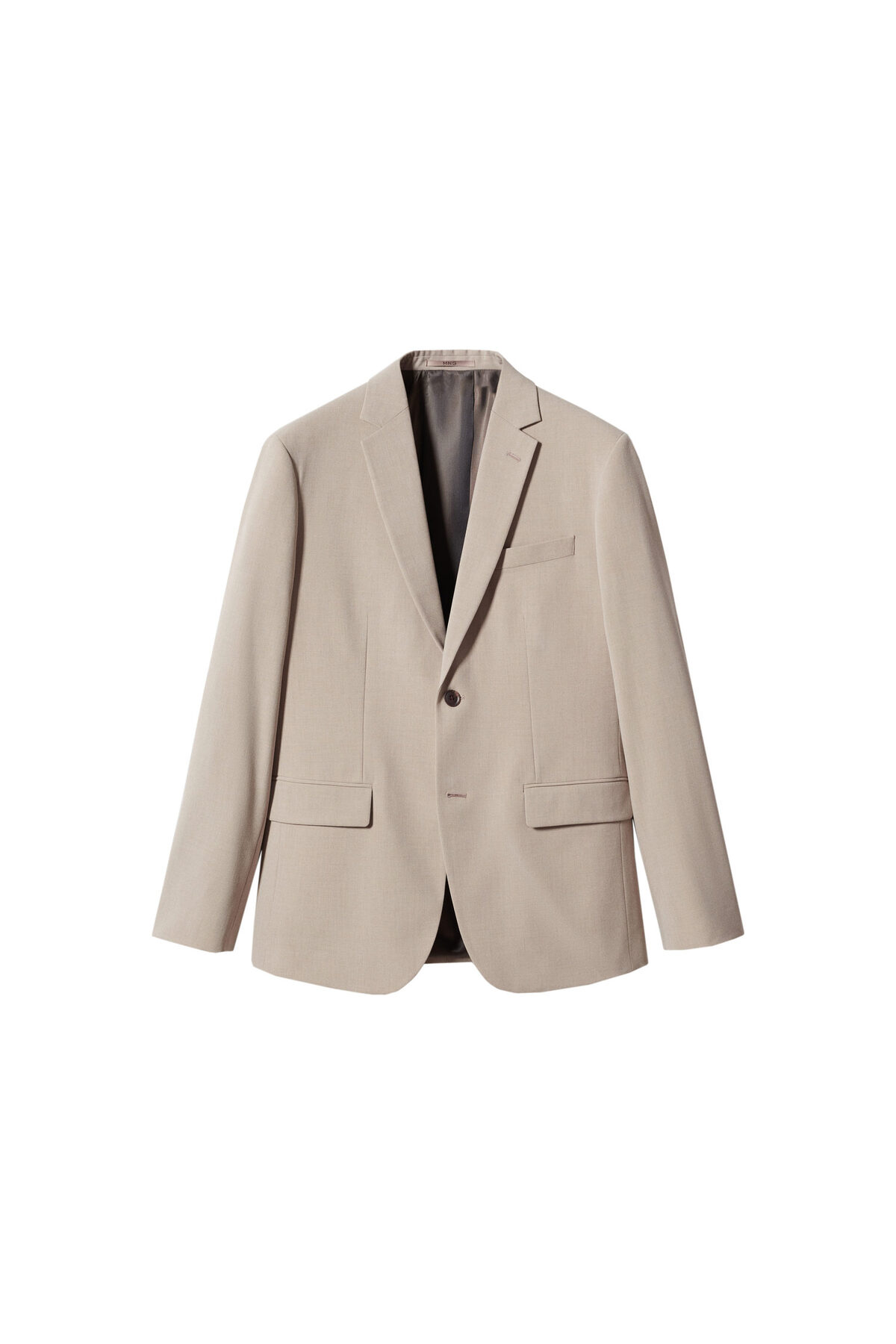 ژاکت مردانه بژ منگو | 57140550 اورجینال - تصویر 2