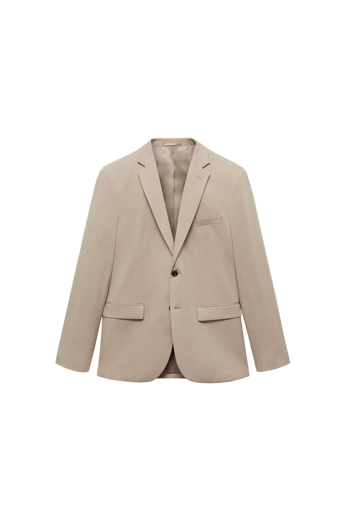 ژاکت مردانه بژ منگو | 77110578 اورجینال - تصویر 2