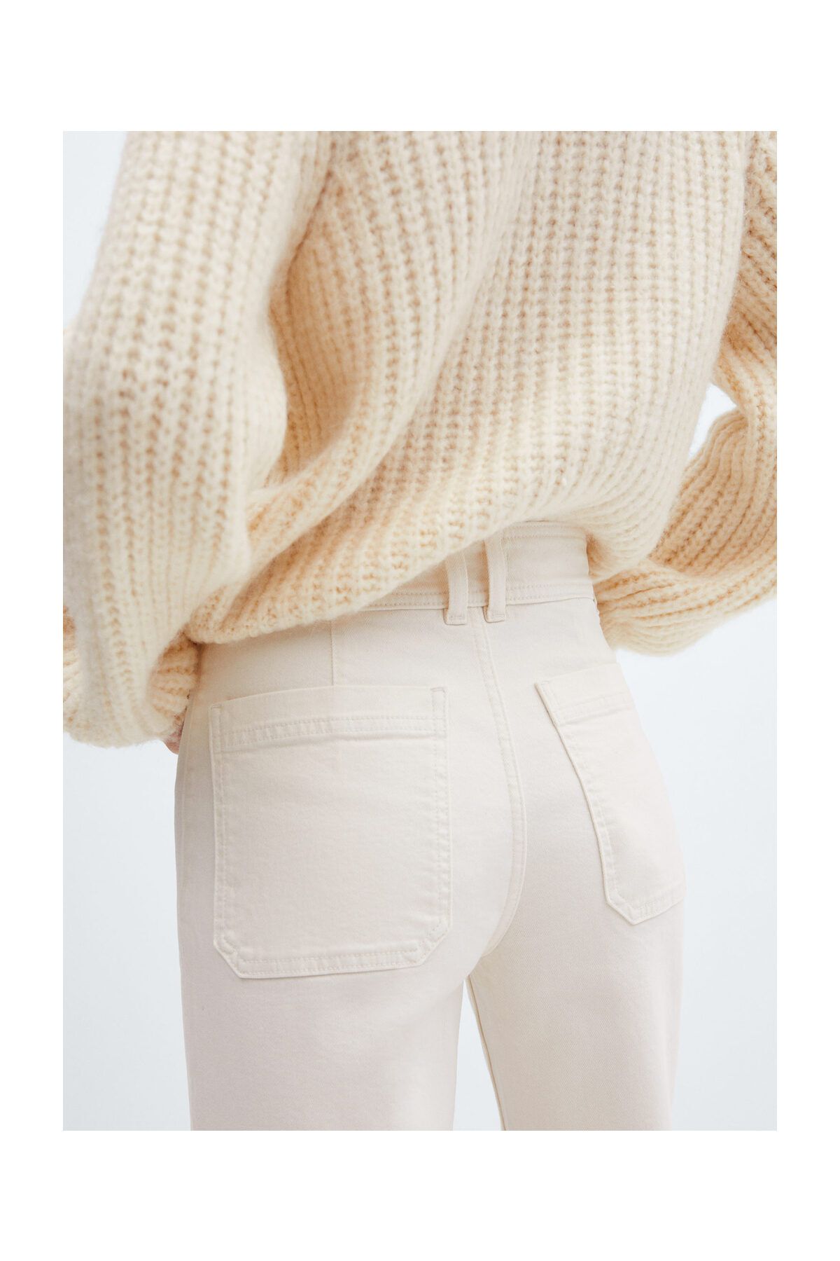 MANGO Woman-Vysoké culotte džíny Catherin 6