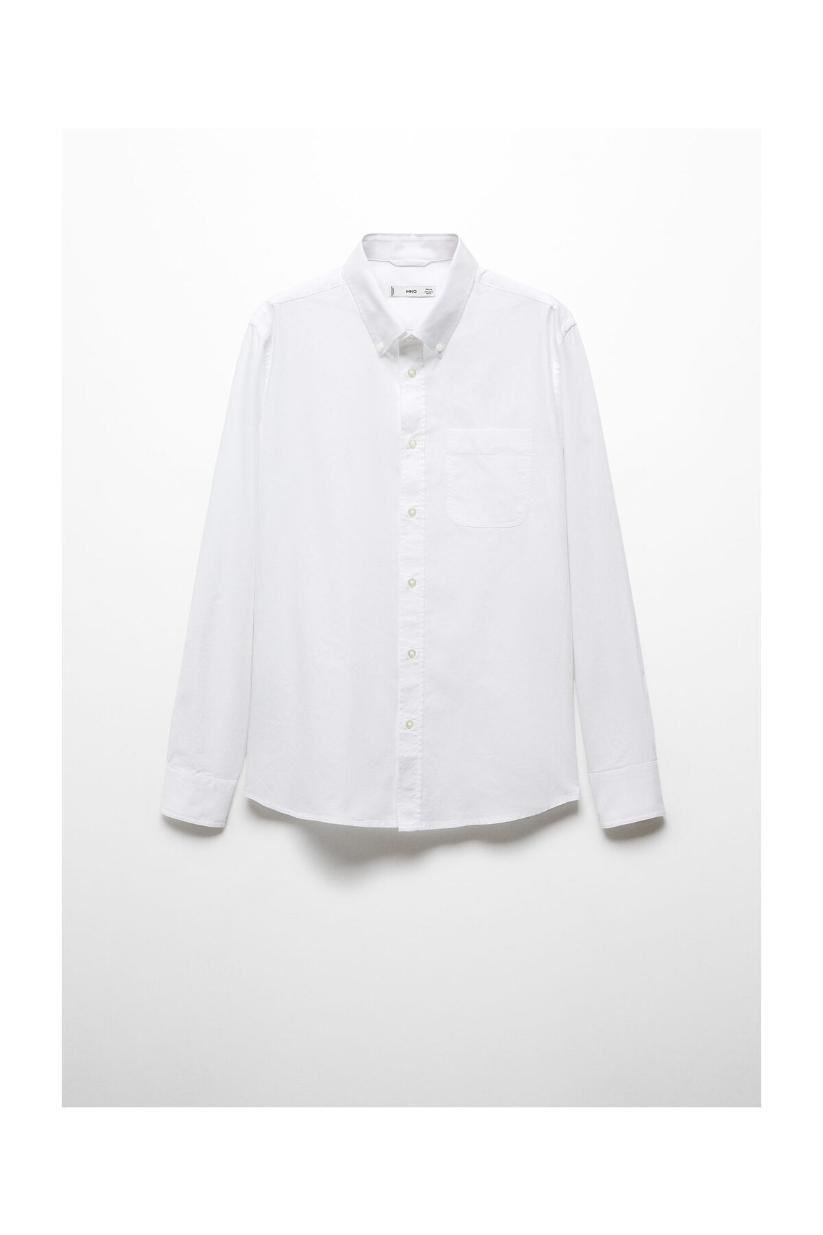 MANGO Man-Regular Fit Oxford-Baumwollhemd 1