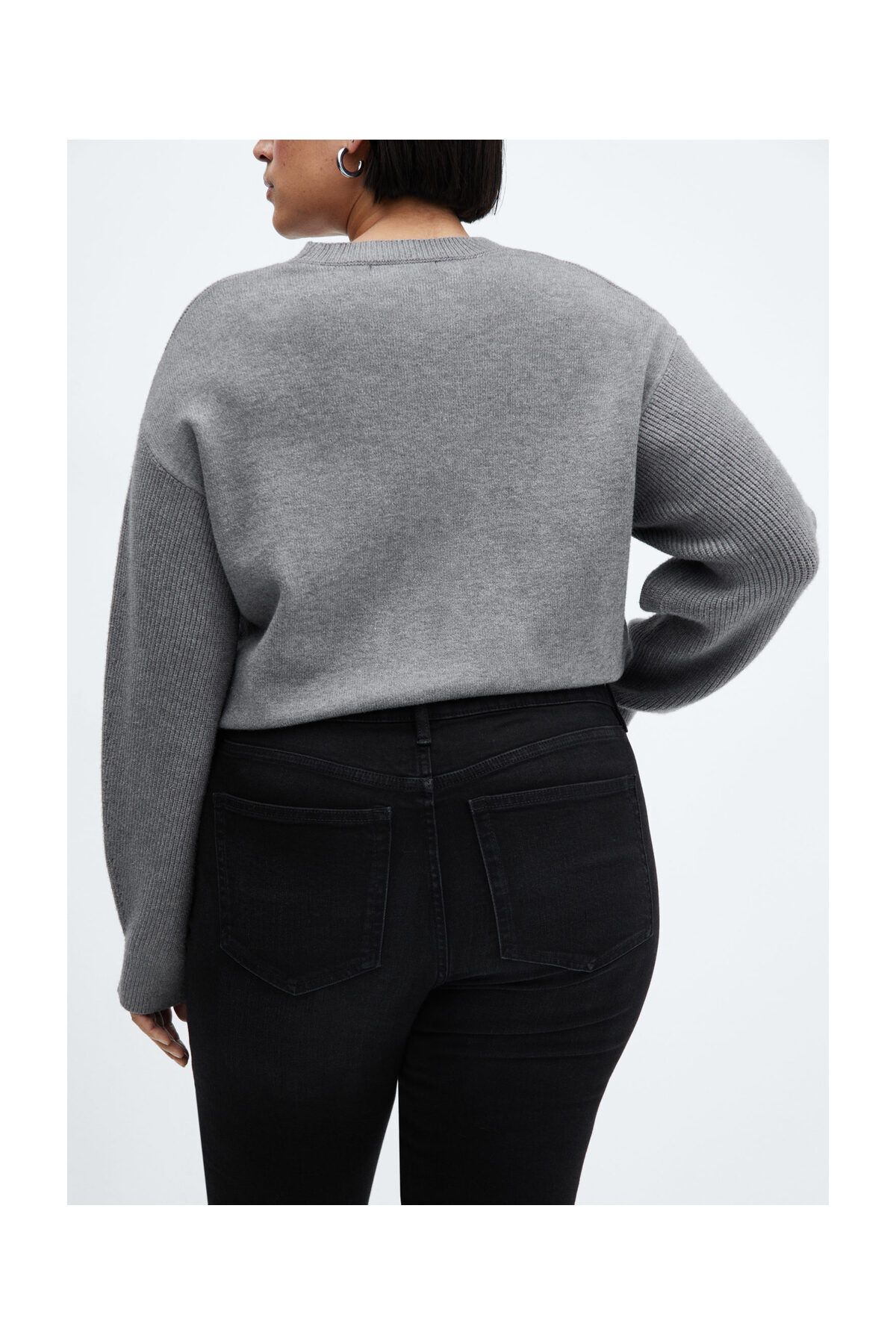 High-rise skinny jeans