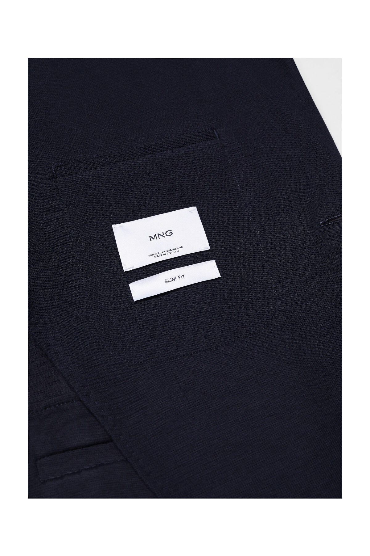 MANGO Man-Structured slim fit cotton blazer 5