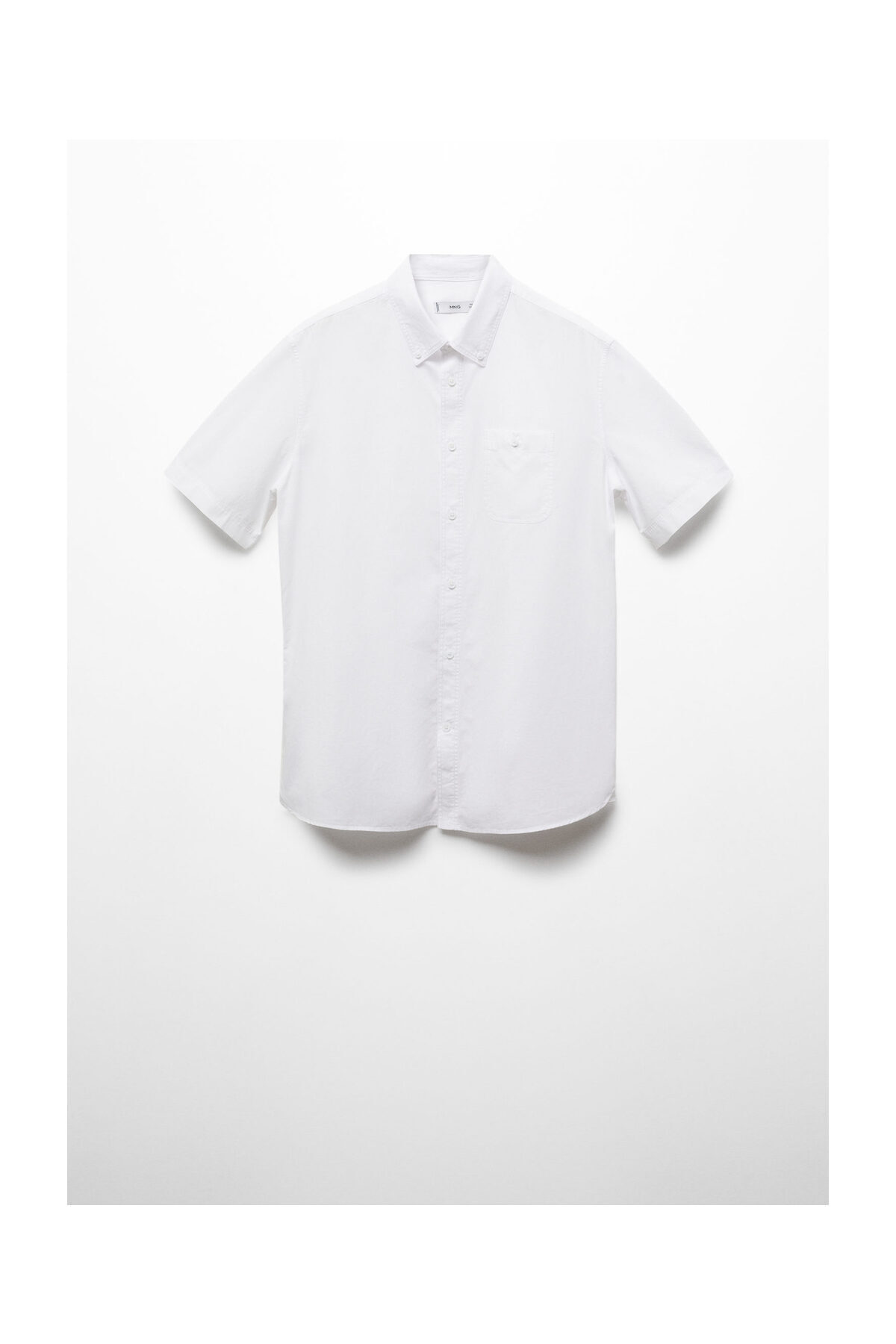 MANGO Man-Camasa cu maneca scurta 100% bumbac 1