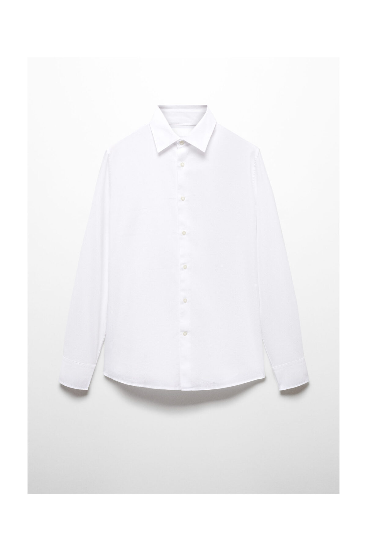 MANGO Man-Cămașă slim-fit din bumbac structurat 1