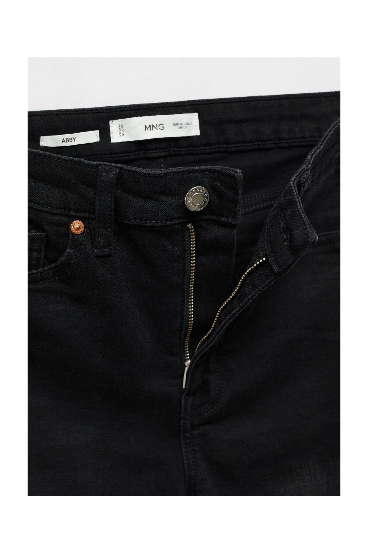 High-rise skinny jeans