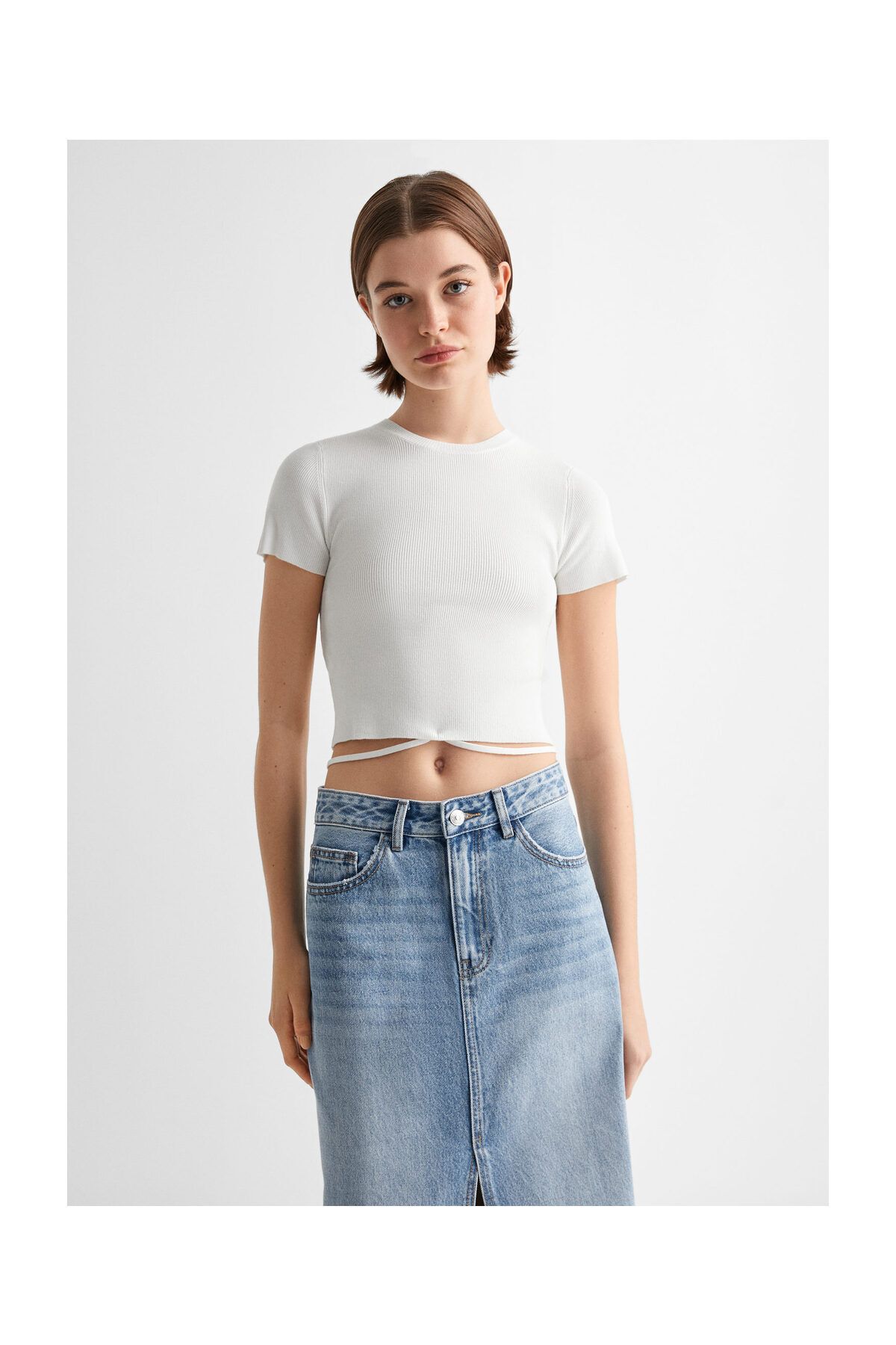 MANGO Kids-Tricou tricotat cu cutie 7