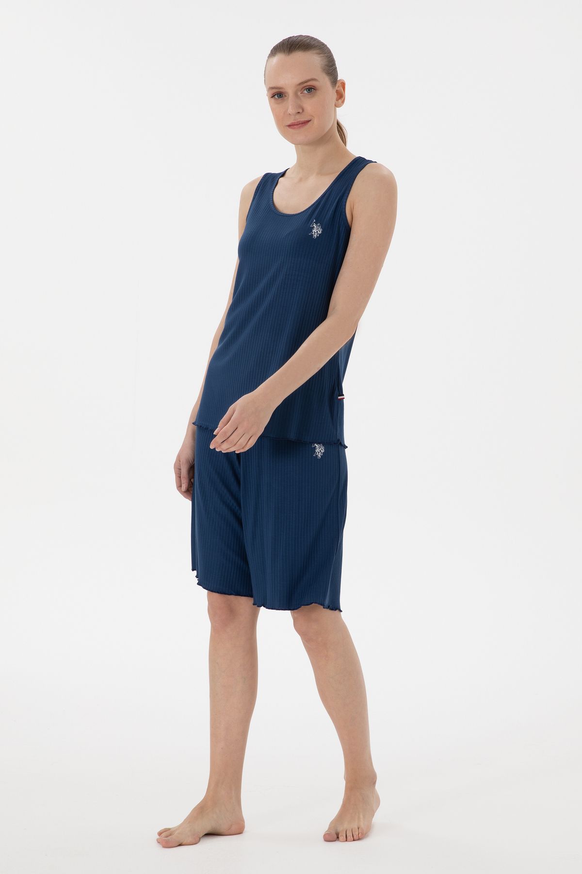 U.S. Polo Assn. Kadın Lacivert Pijama Takımı 50312903-VR033