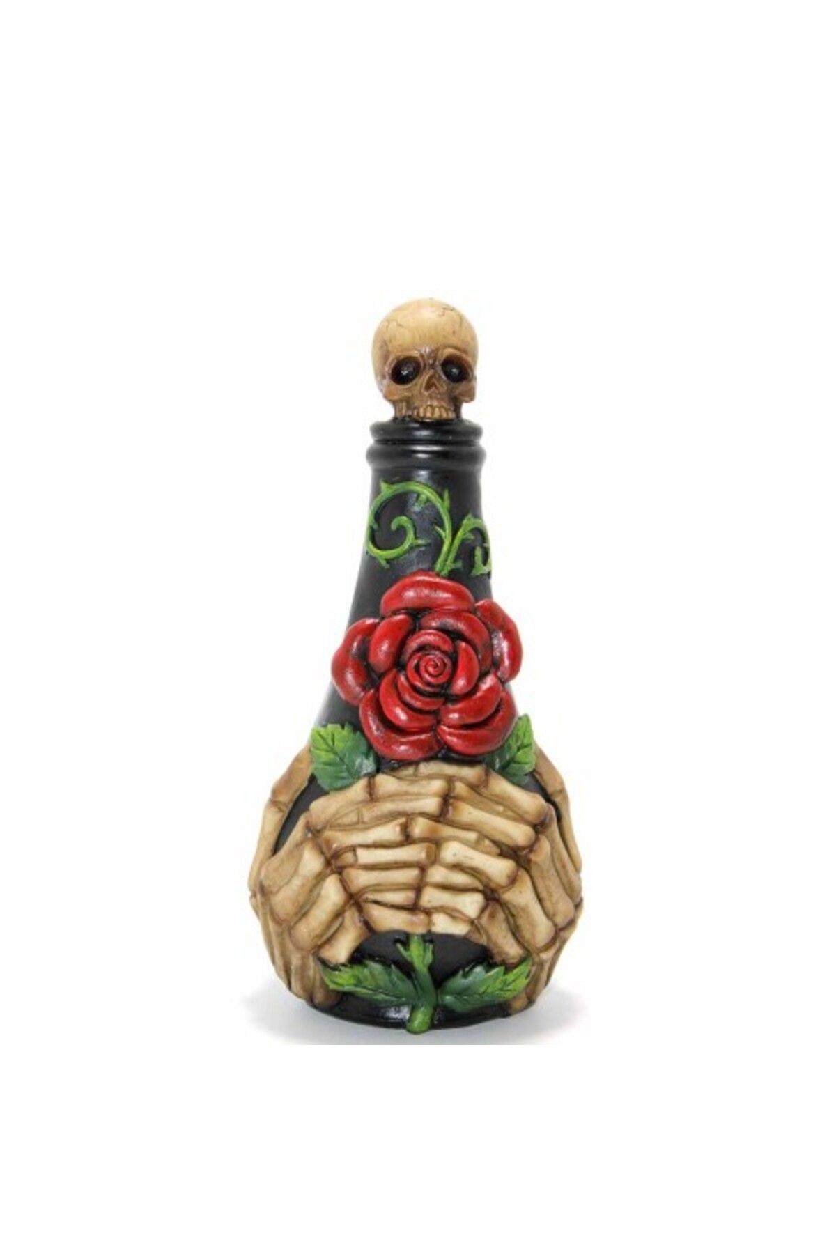 Mu Art Ahşap Polyester Kurukafa Figürü