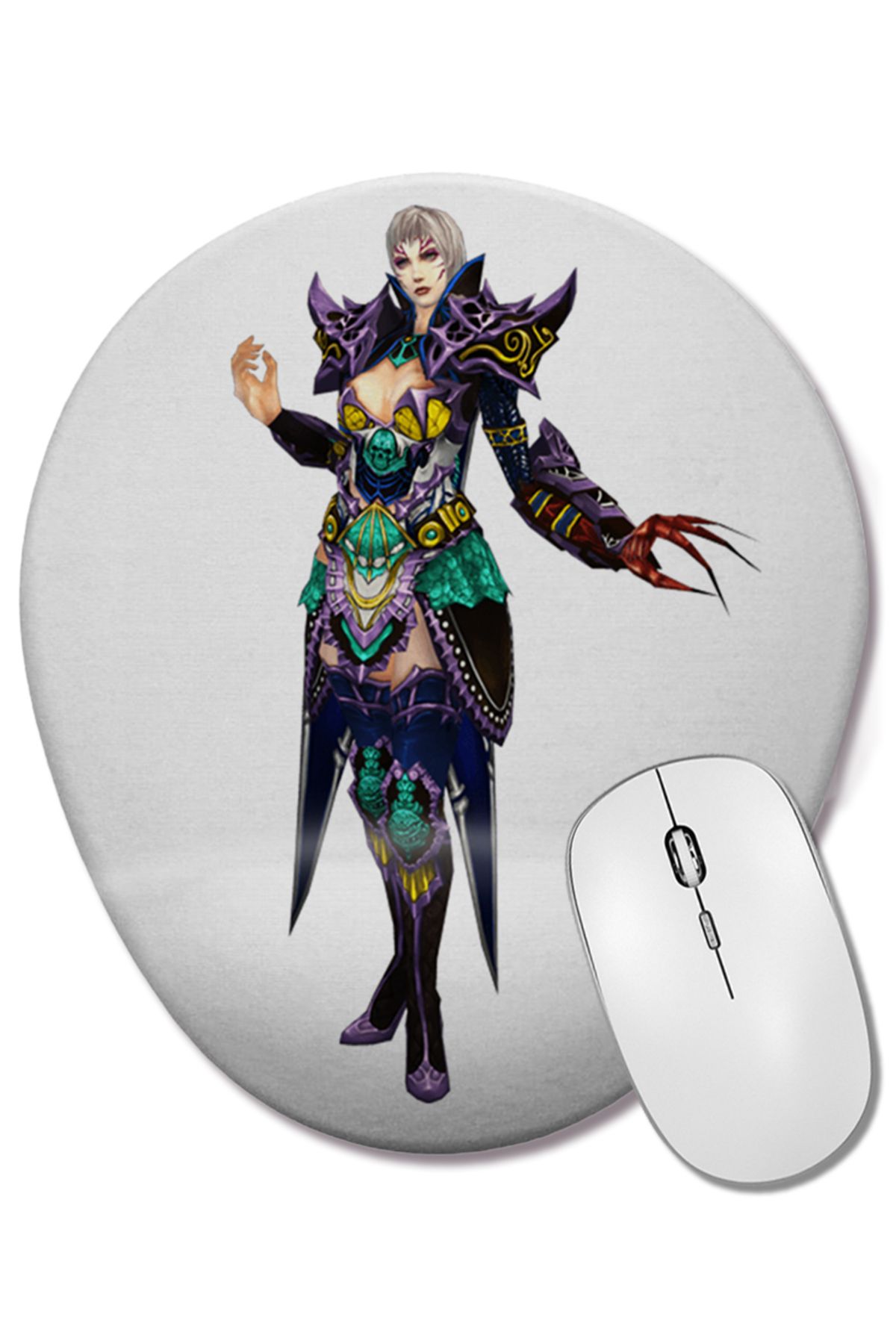 BASKI DÜNYASI-Metin2 Shura Oval Mouse Pad with Wrist Support 1