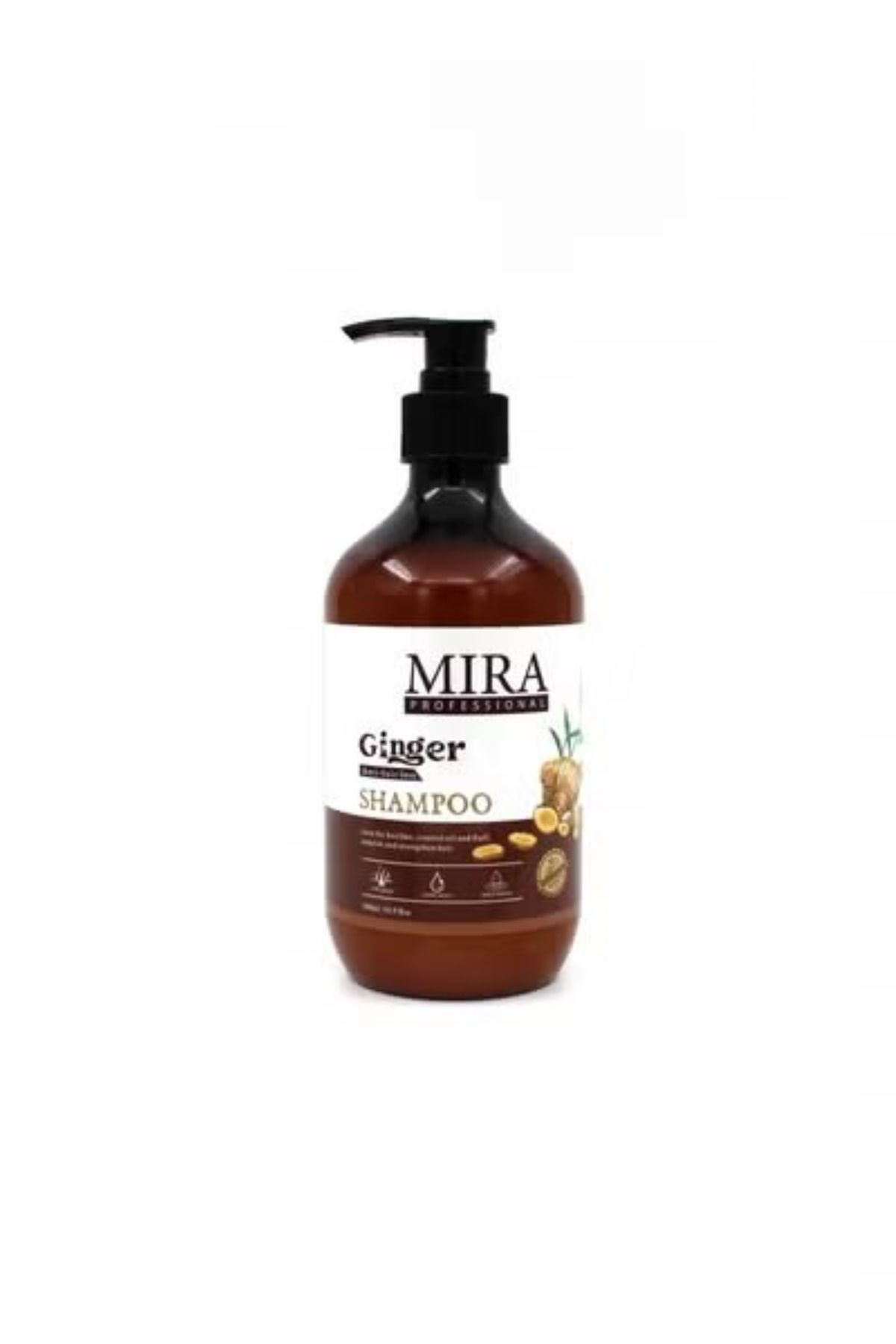 Mera-Ginger Hair Care Set for Protein and Keratin Treated Hair Shampoo 500ml Conditioner 500ml Mask 500ml Serum 30ml 3