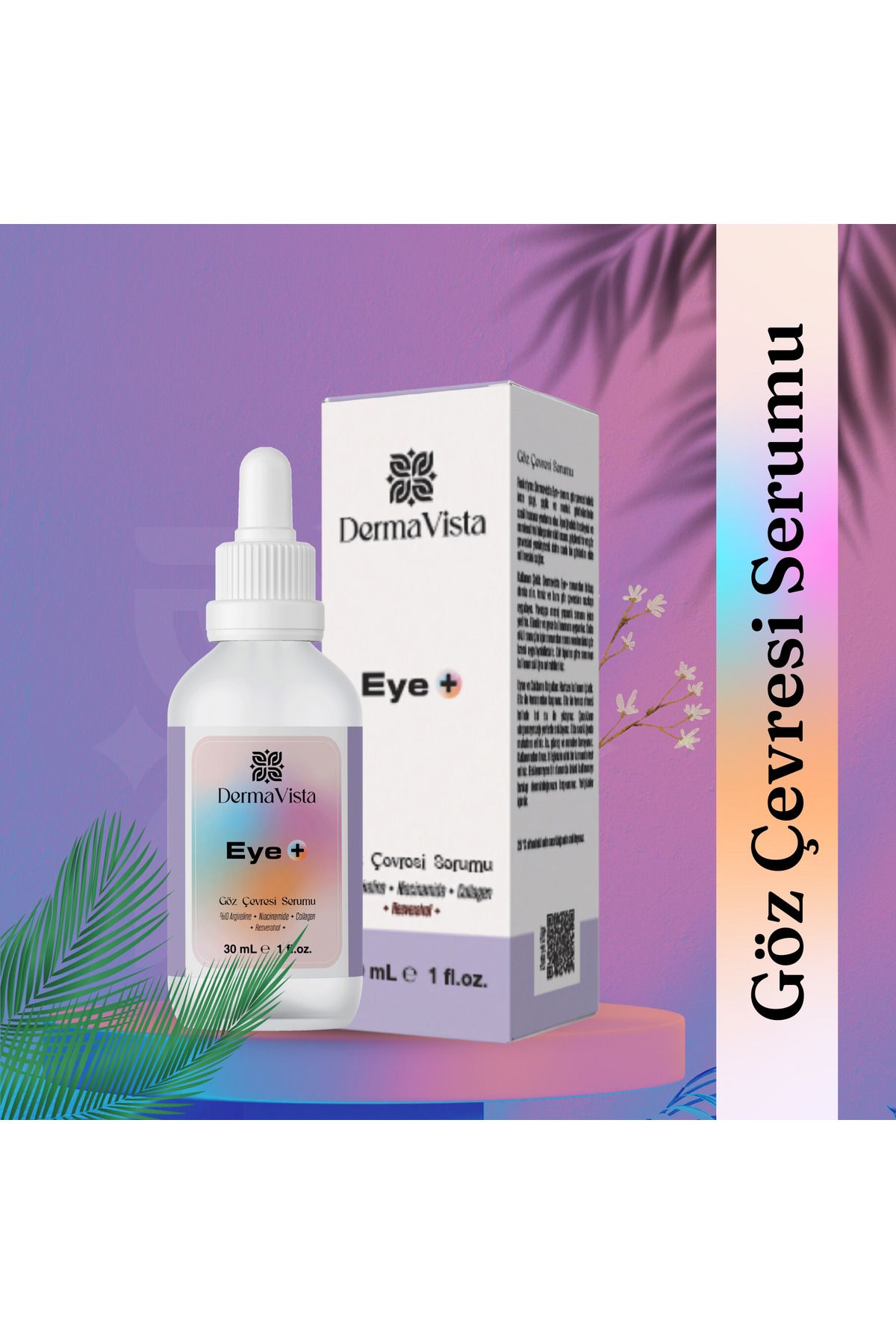 DermaVista Eye+ Göz Çevresi Serumu