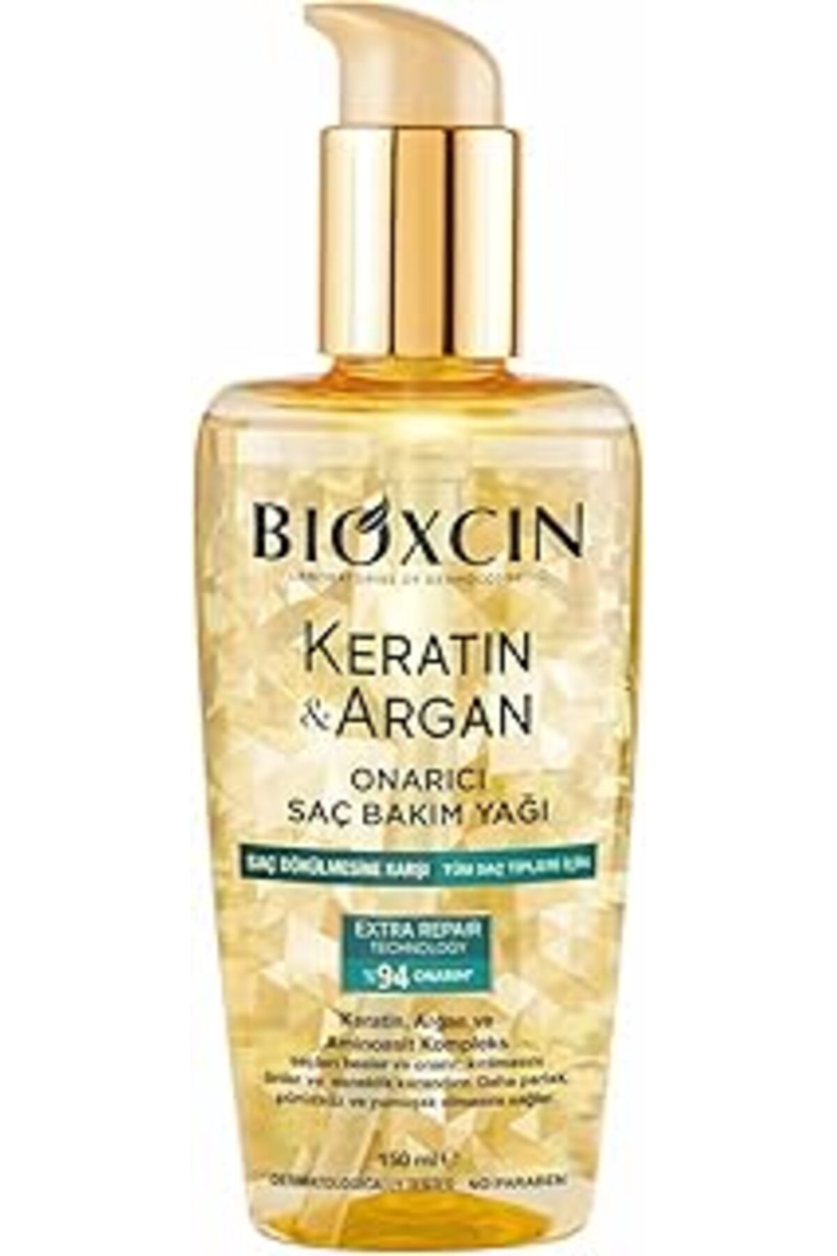 shop Keratin & Argan Onarıcı Saç Bakım Yağı 150 Ml - Yıpranmış Ve Hasar Görmüş Saçlar