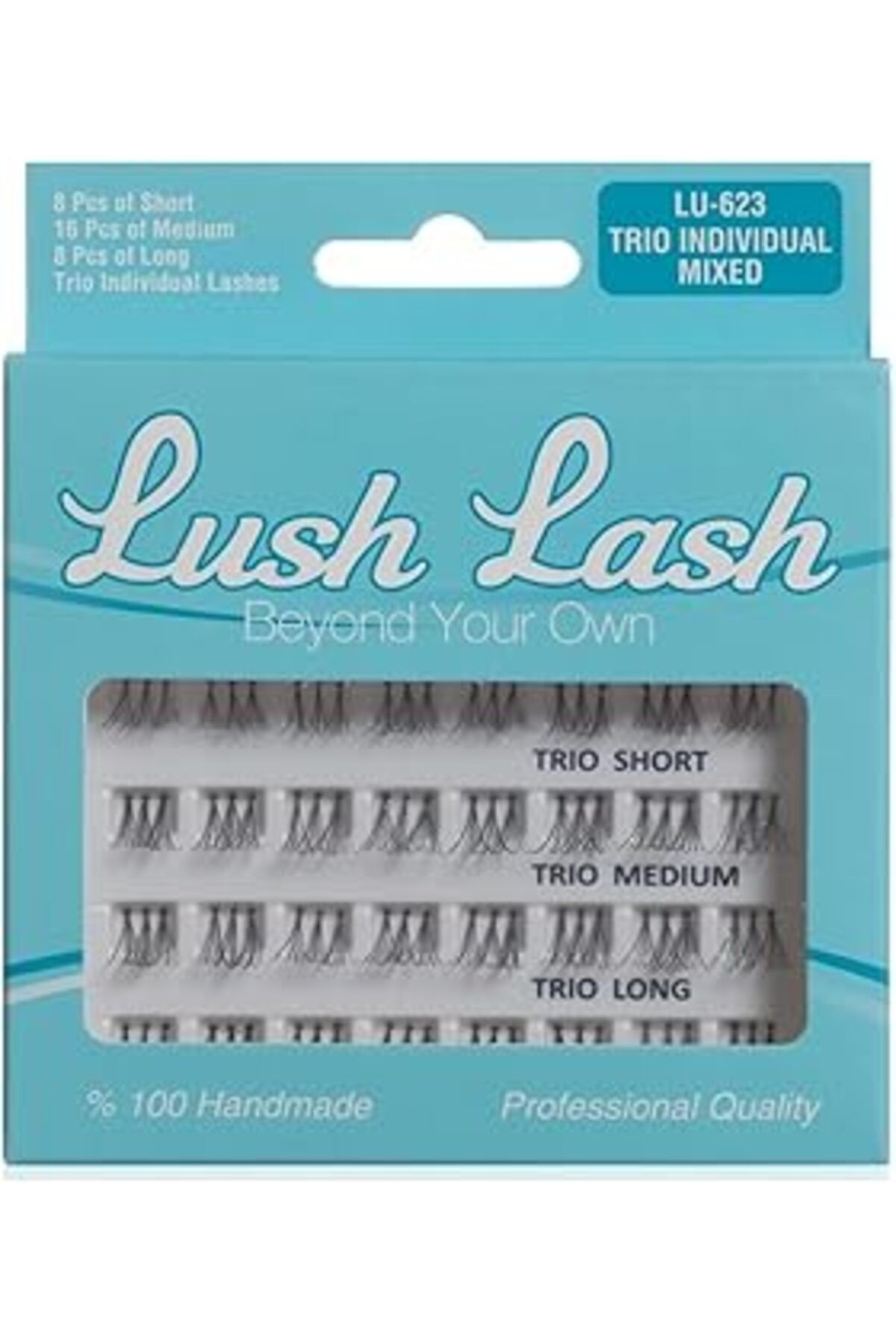 Pazarcan Lush Lash Trio Tekli Kısa-Orta-Uzun Takma Kirpik Lu-623