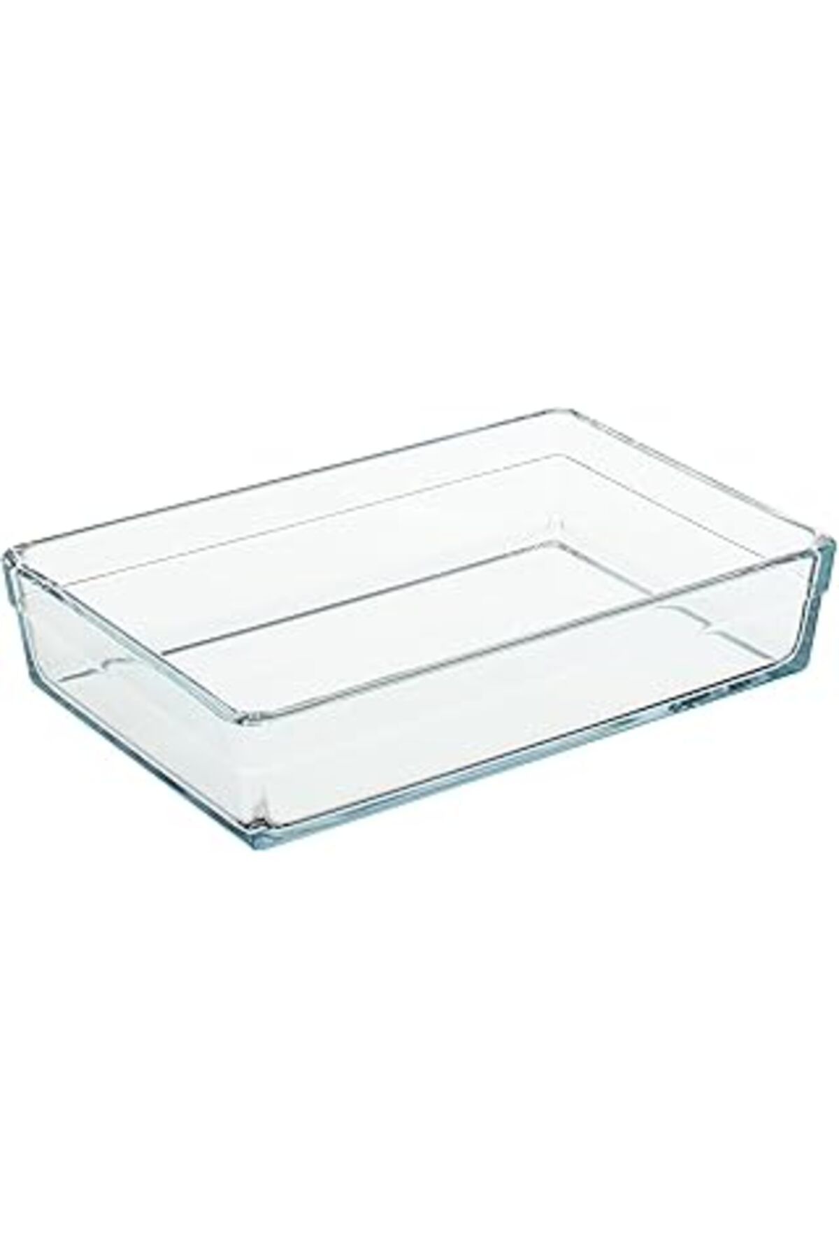 Pazarcan Pasabahce Borcam Premium Dikdörtgen Tepsi, 20 Cm X 29 Cm, Şeffaf, 2.5 Litre