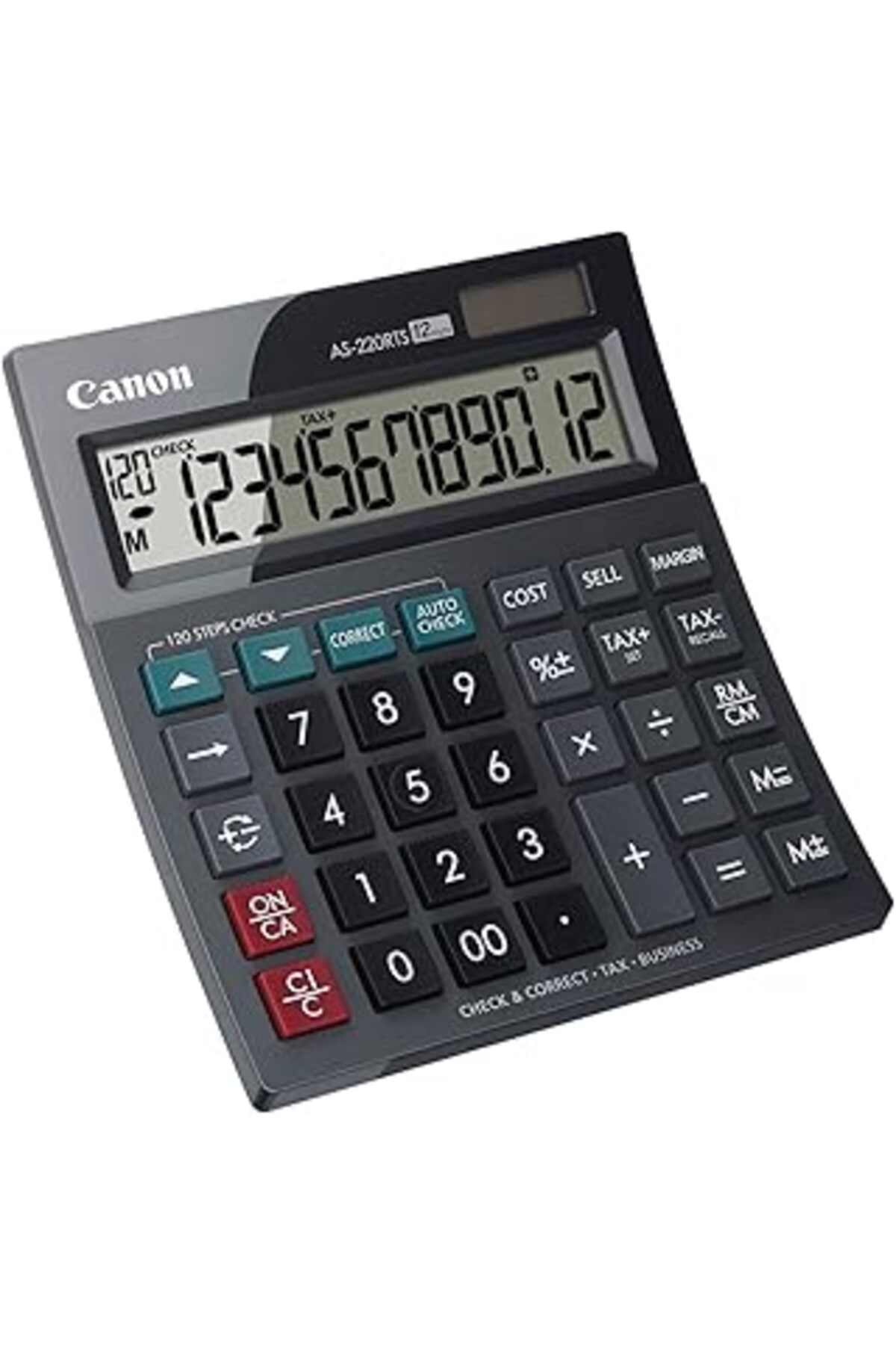 NZM TİCARET Canon As-220 Rts 12 Hane Masa Üstü Hesap Makinesi