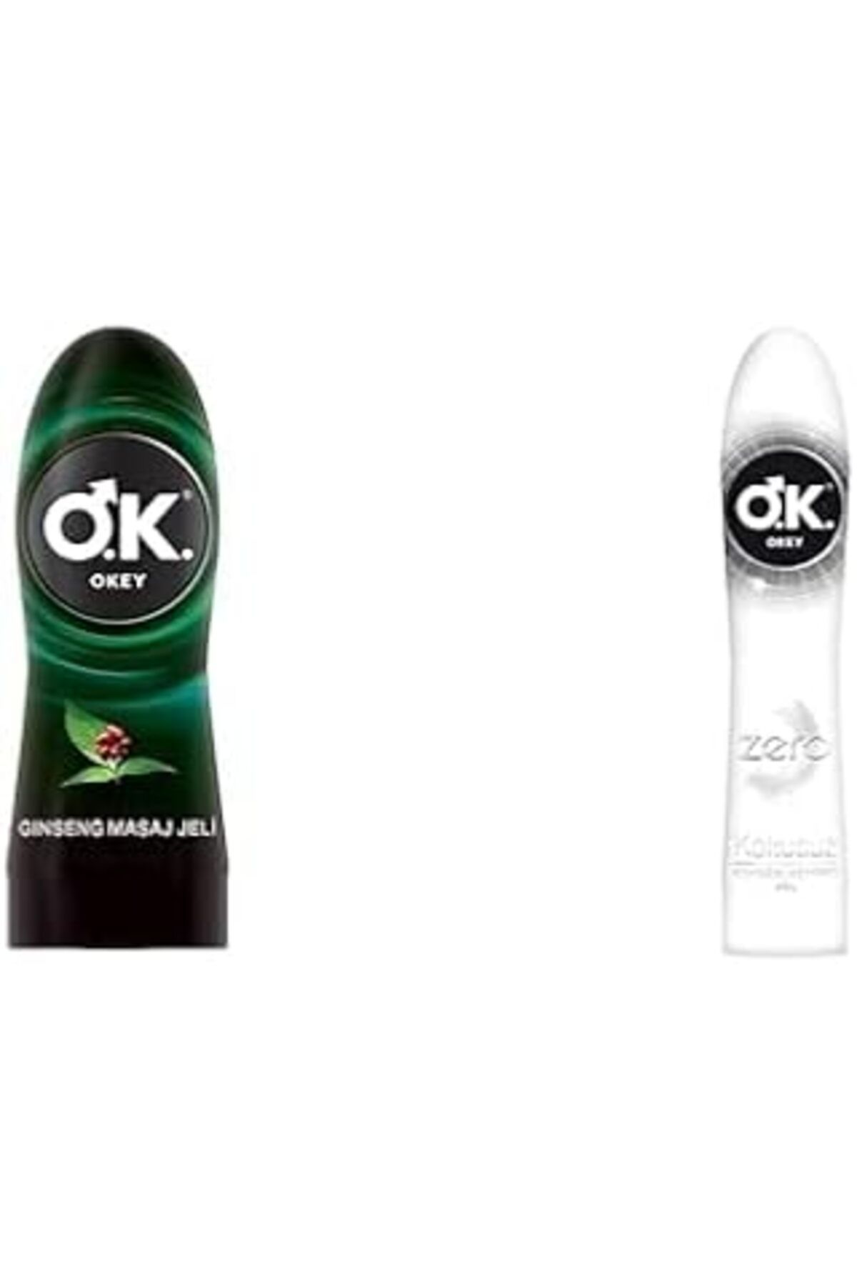 Genel Markalar Okey Ginseng Kayganlaştırıcı Ve Masaj Jeli (1 X 200 Ml) + Okey Zero Kokusuz Kayganlaştırıcı Jel (1