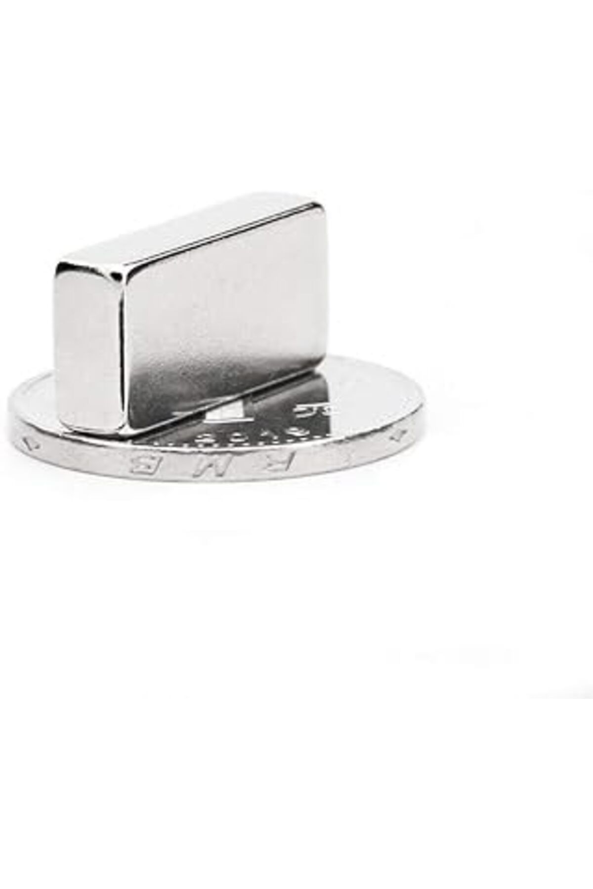 NETWORK ART MNS Magneteksan 20x10x5 mm Neodyum Mıknatıs, Çok Güçlü Dikdörtgen Neodymium Magnet - 4 Adet Set