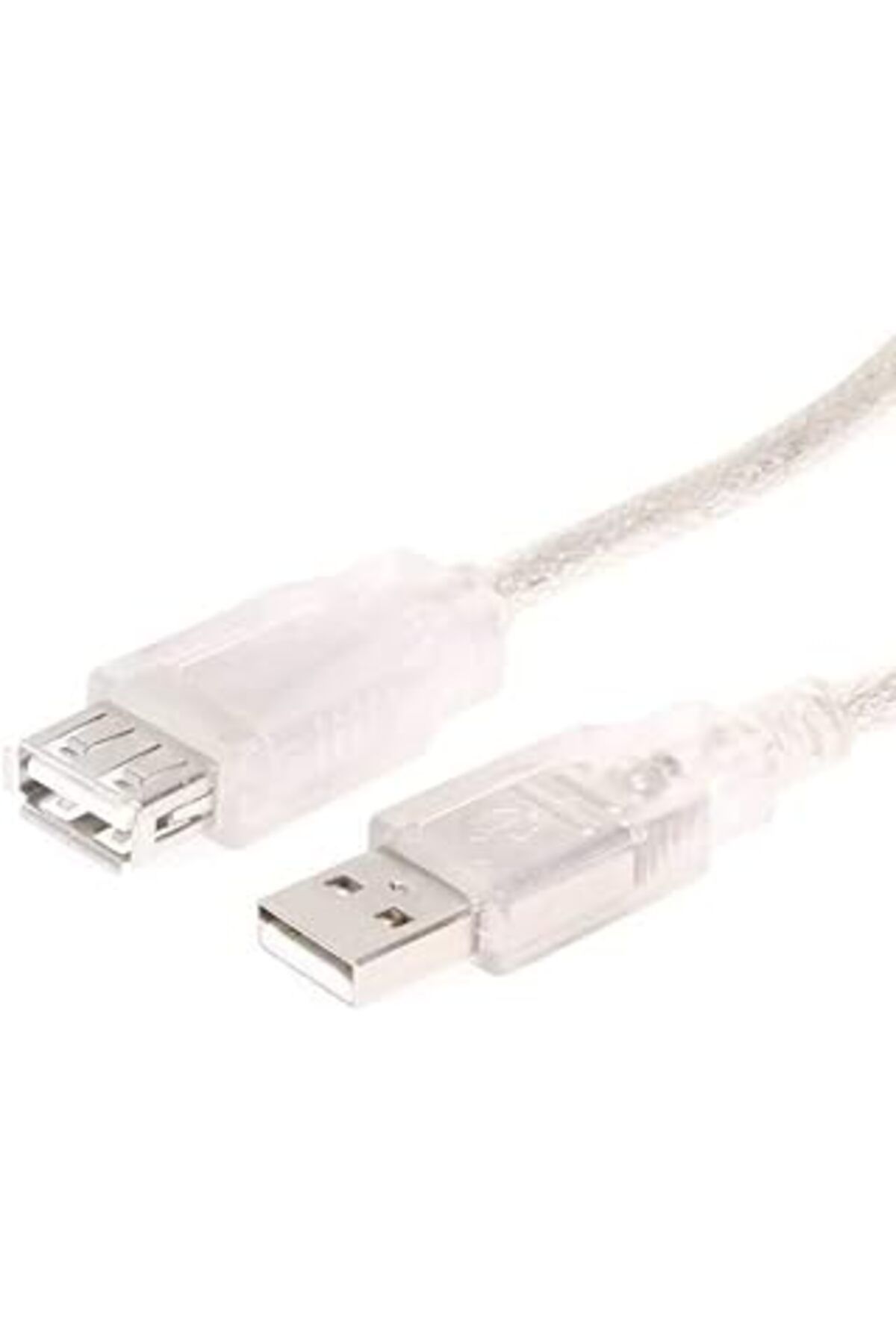 Mu Art Wellhise Usb Uzatma Kablosu Şeffaf 40cm.
