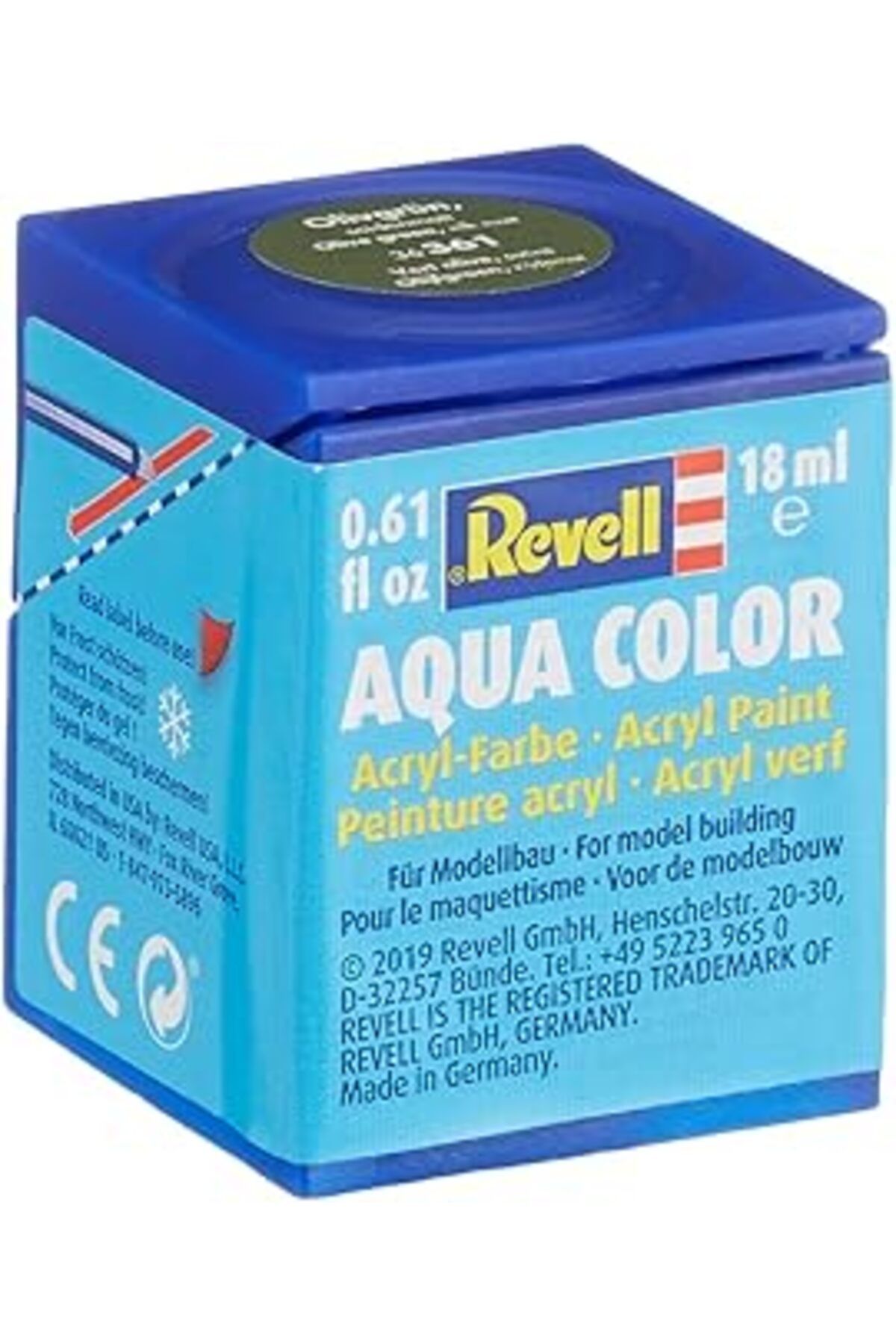 NETWORK ART Revell - Su Bazlı Maket Boyası Zeytin Yeşil İpek 18 Ml (36361)