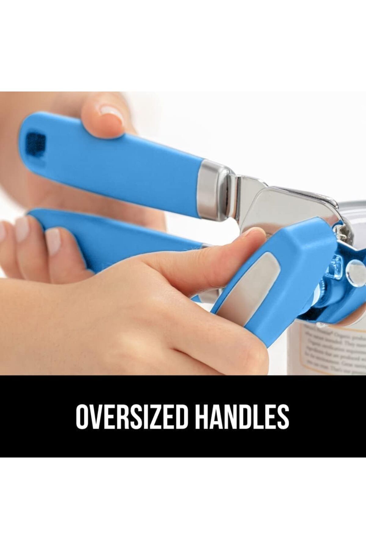COOYA-Can Opener, Handheld Can Opener with Stainless Steel Sharp,Big Effort-Saving Knob 6