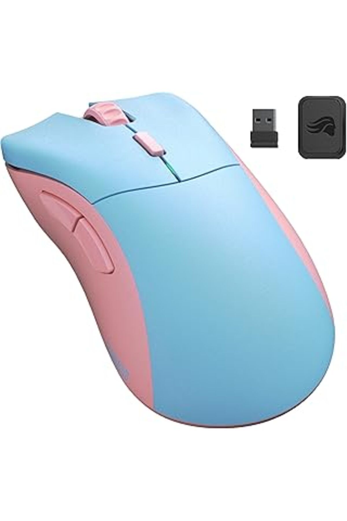 ebadi Glorious Model D Pro Skyline Kablosuz Pembe/Mavi Gaming Mouse