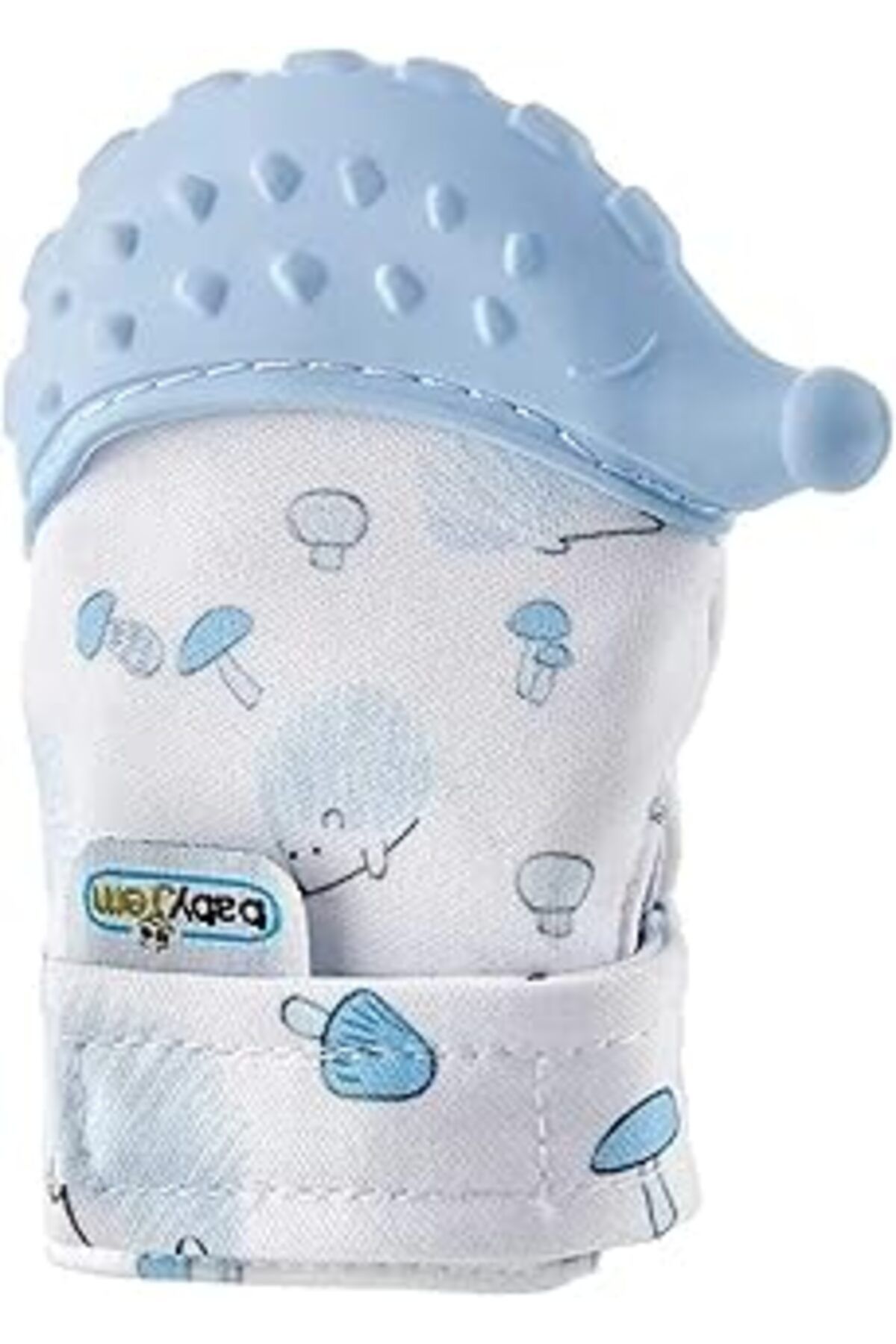 DENİZ Babyjem Diş Kaşıyıcı Eldiven Mavi