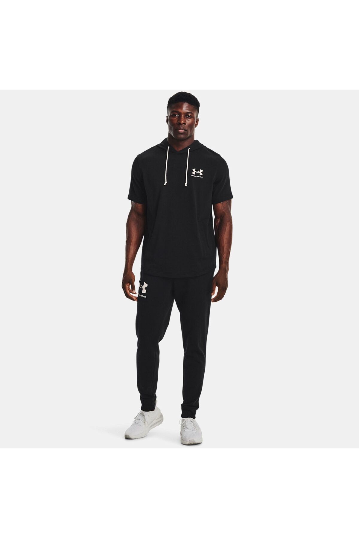 Under Armour-Hanorac cu mânecă scurtă UA Rival Terry pentru bărbați 1370396-001 5