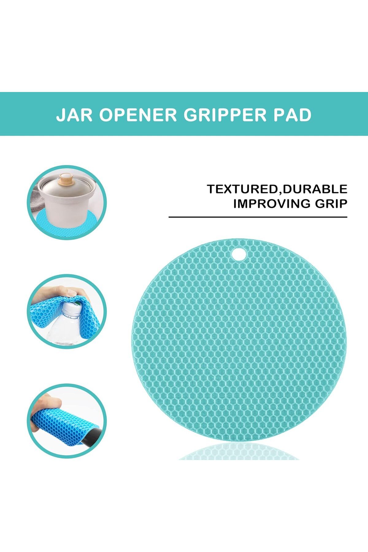 COOYA-Jar Opener for Weak Hands, Seniors with Arthritis, 5 in 1 Multi Function Bottle Opener Lid Opener 5